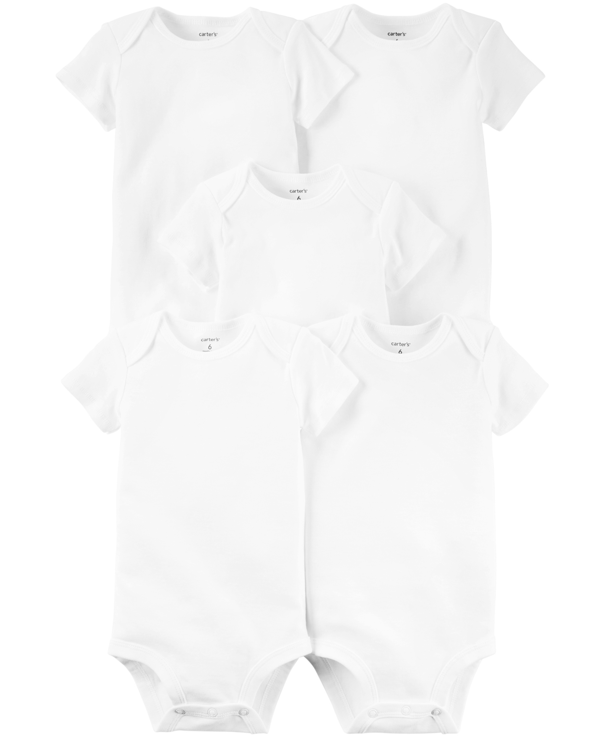 Carter's 5-Pack Short-Sleeve Bodysuits