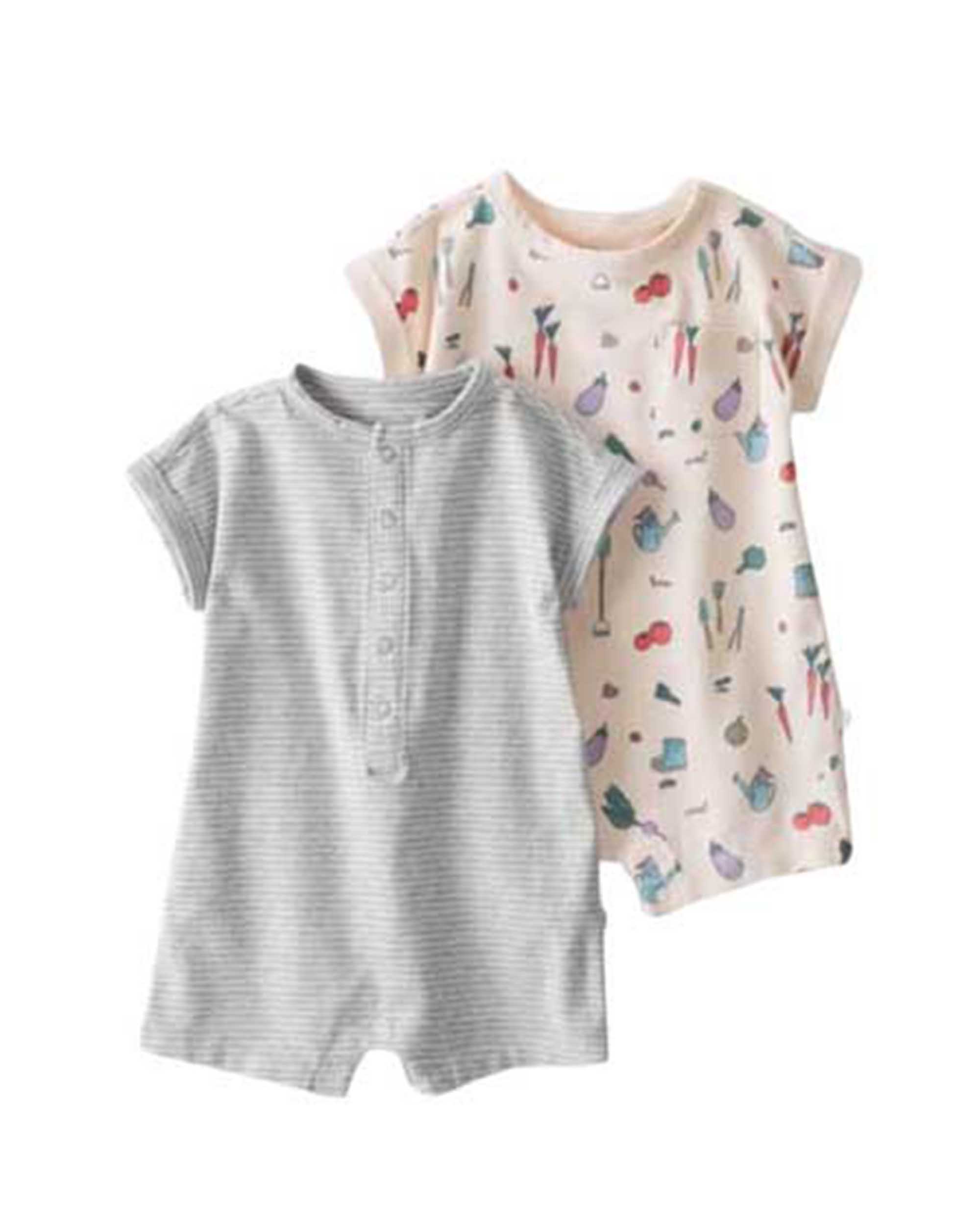 Carter's Carter's  2-Pack Garden Print Romper