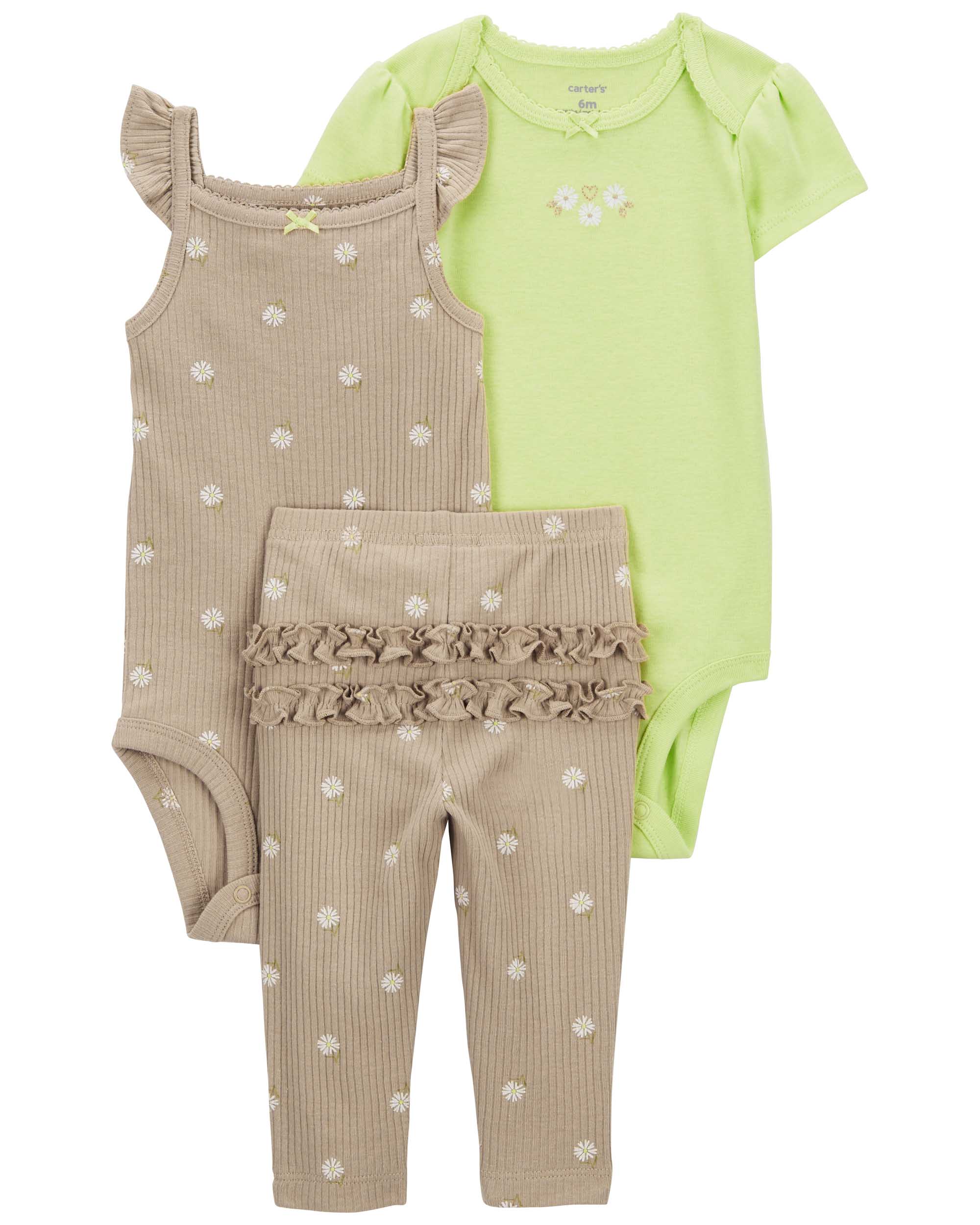 Carter's 3-Piece Polka Dot Little Bodysuit and Pants Set