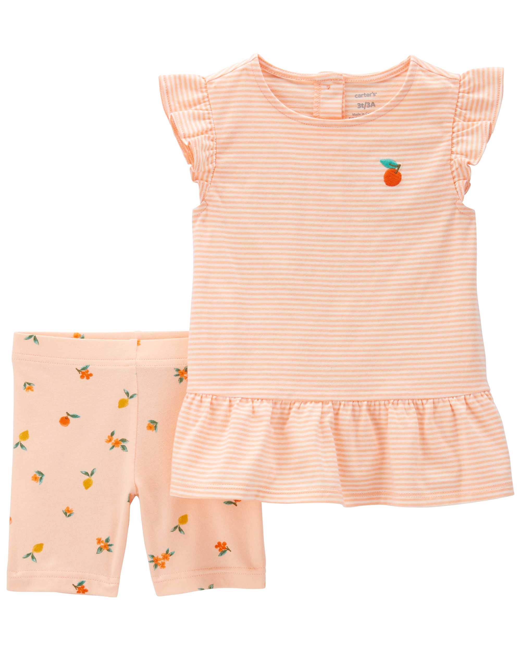 Carter's 2-Piece Chequered Shorts Set