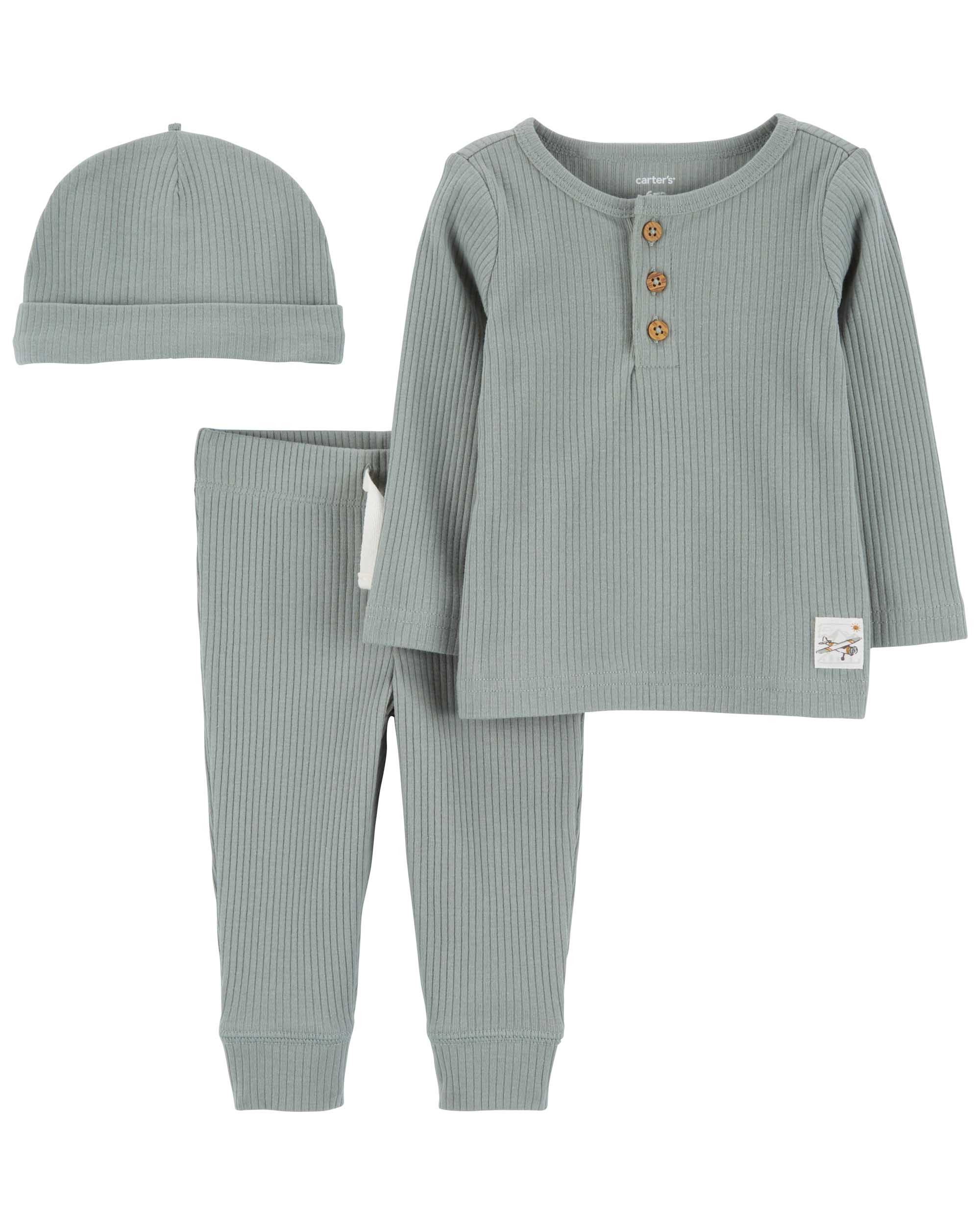 Carter's 3-Piece Long-Sleeve Thermal Outfit Set