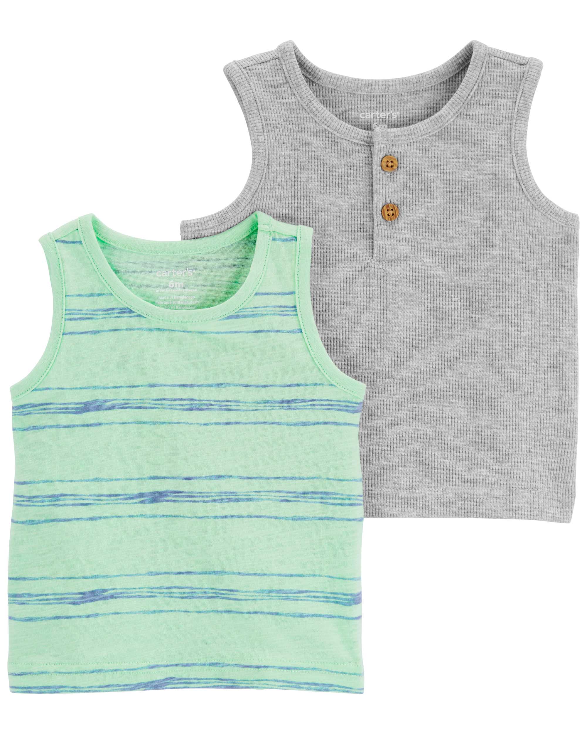 Carter's 2-Pack Striped Tanks