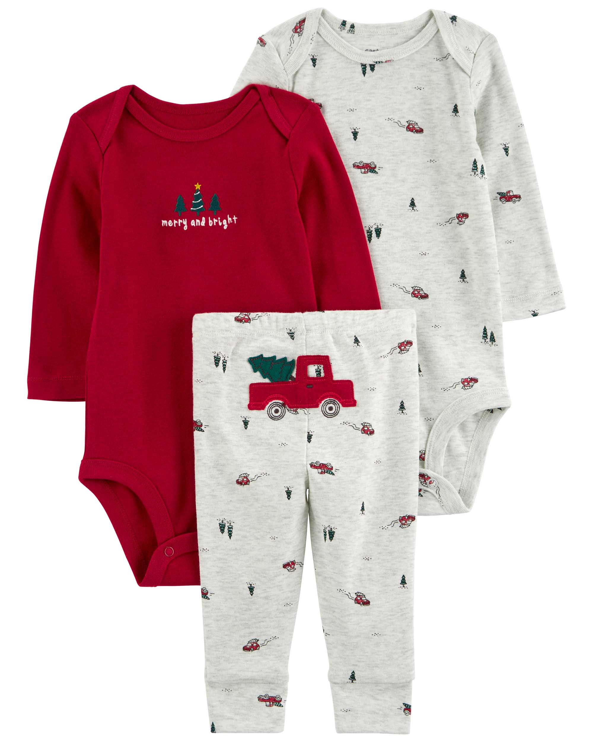 Carter's 3-Piece Car Print Little Character Set