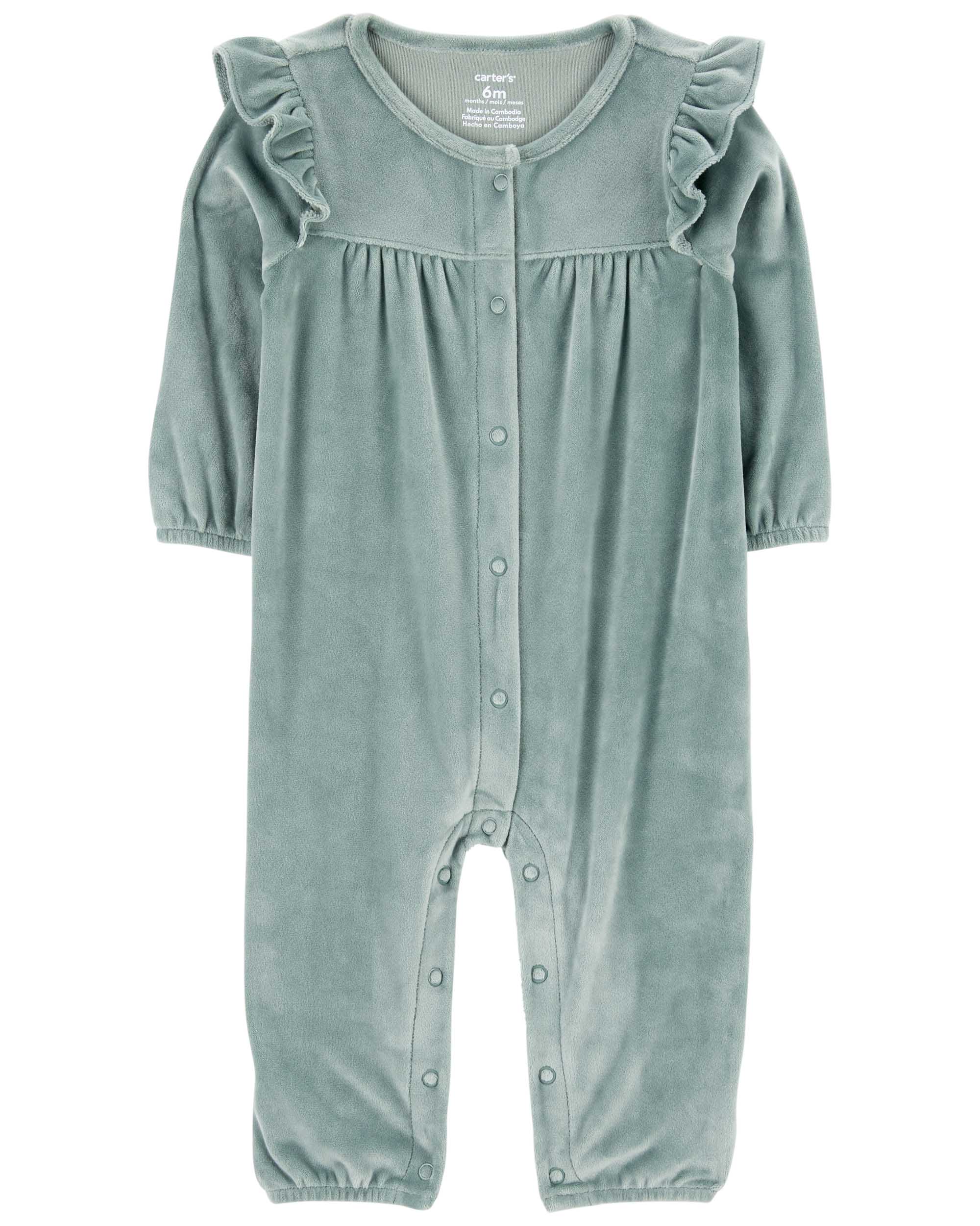 Carter's Flutter Snap-Up Coverall Jumpsuit
