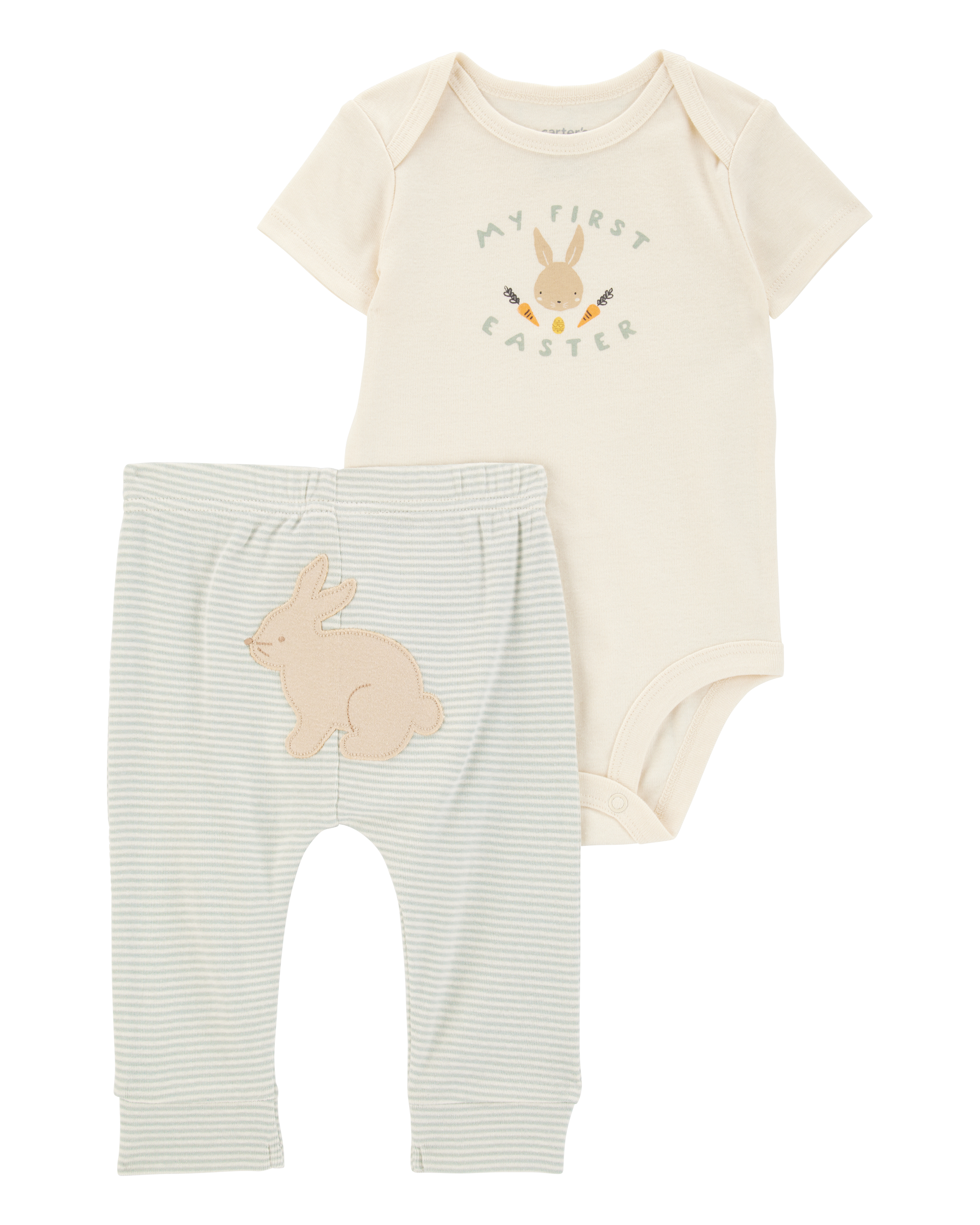 Carter's Kid Neutral My First Easter Bodysuit, Ivory