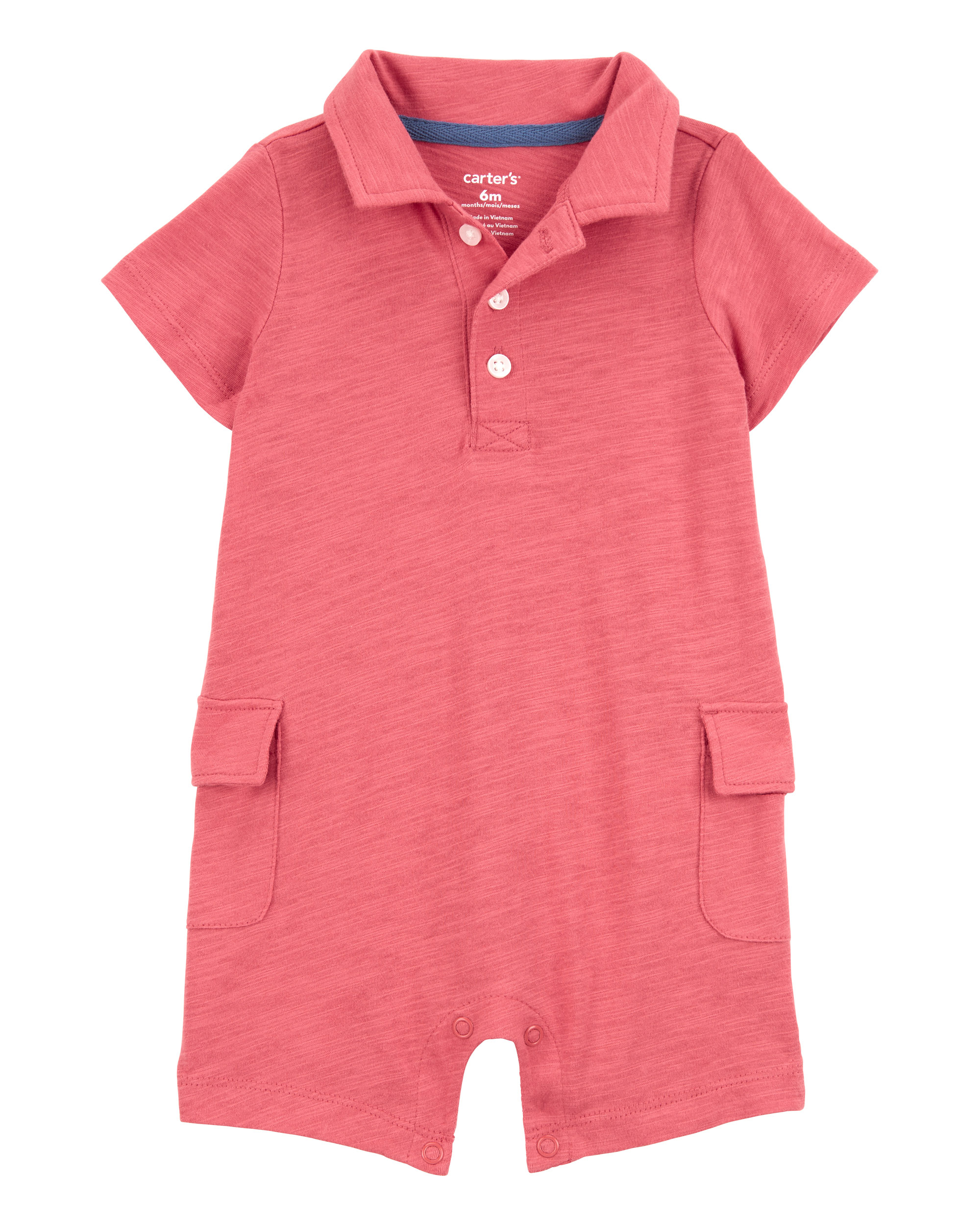 Carter's 1-Piece Polo Cotton Romper