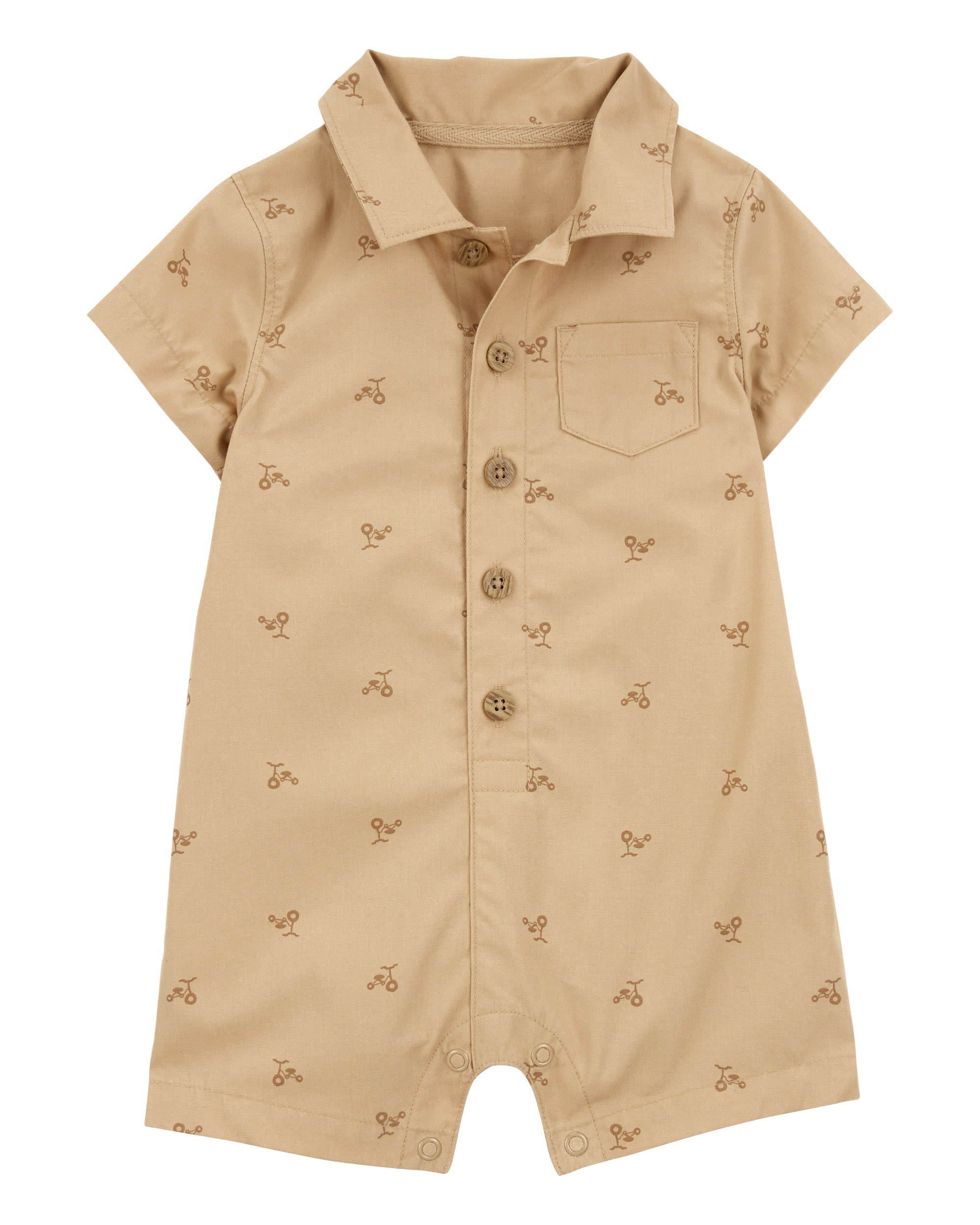 Carter's 1-Piece Bicycle Print Romper