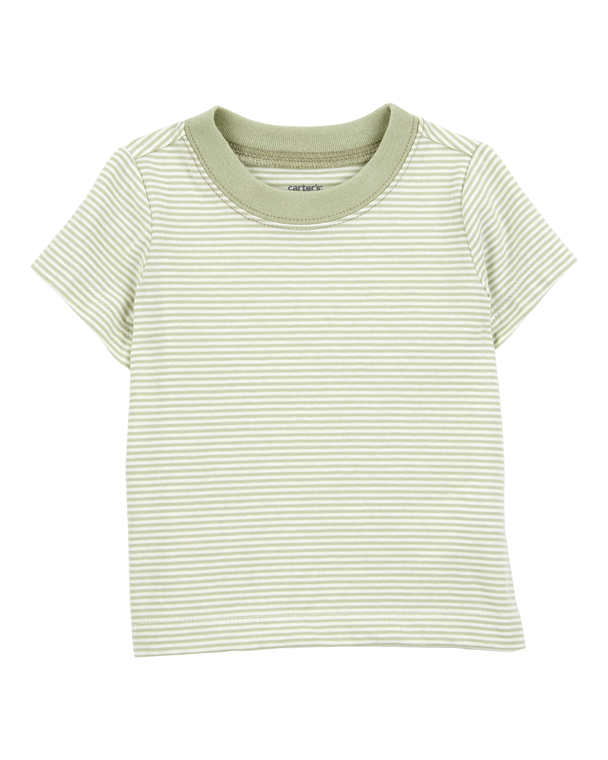 Carter's Kid Boys 2 Piece Shortall Set, Green