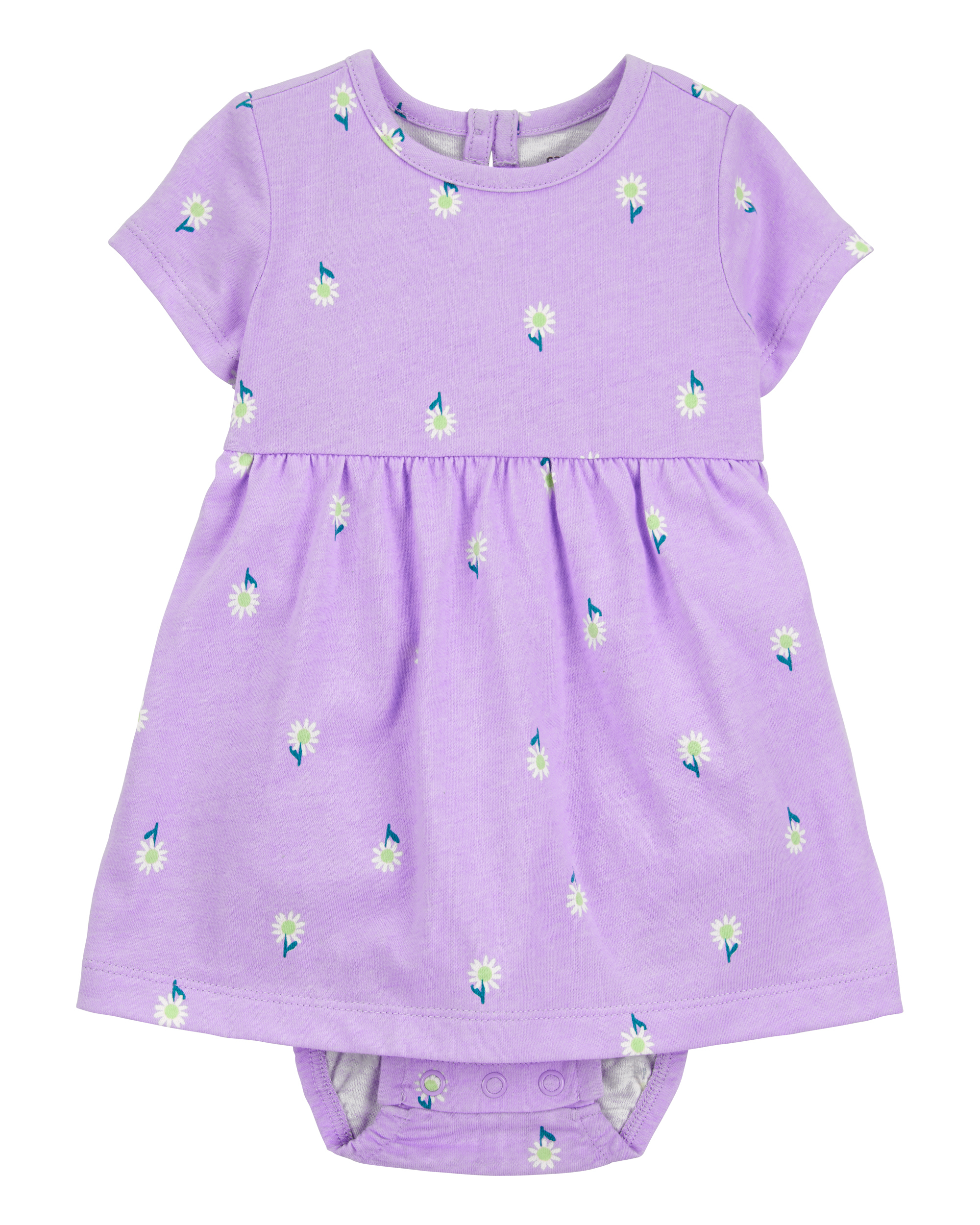 Carter's Kid Girls Mini Floral Sunsuit, Purple