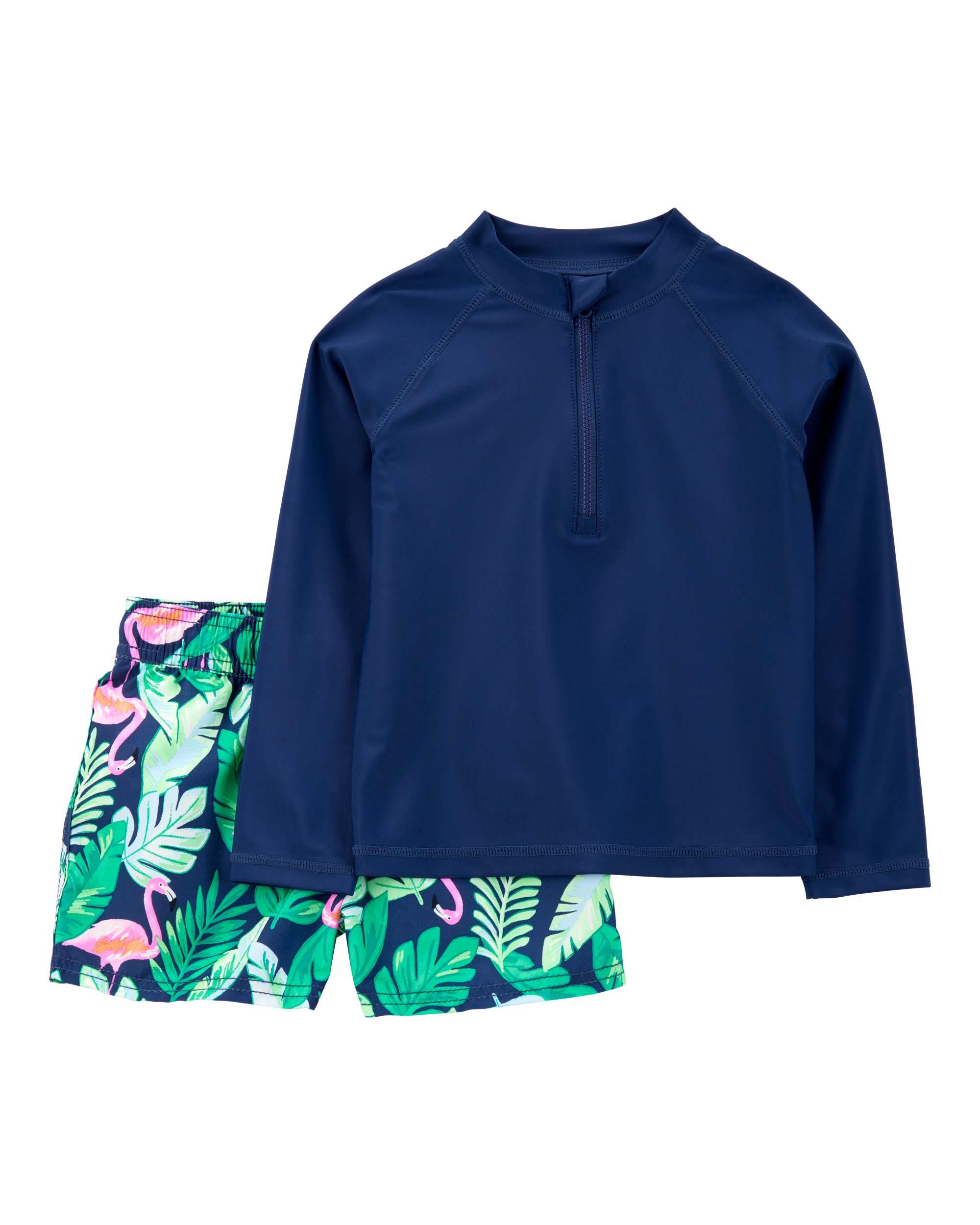 Carter's 2-Piece Tropical Print Rashguard Set