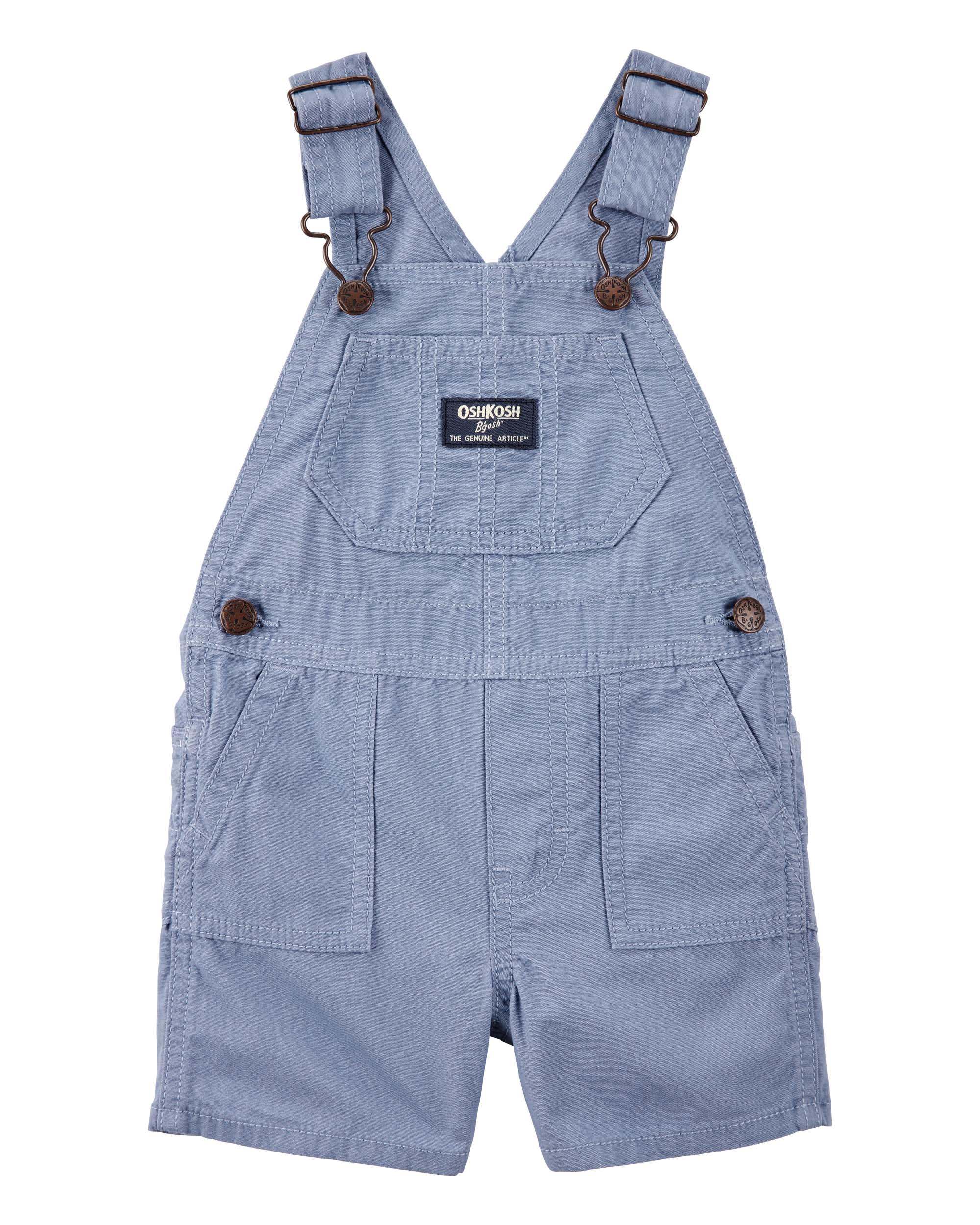 OSHKOSH Baby Woven Shortalls - Blue