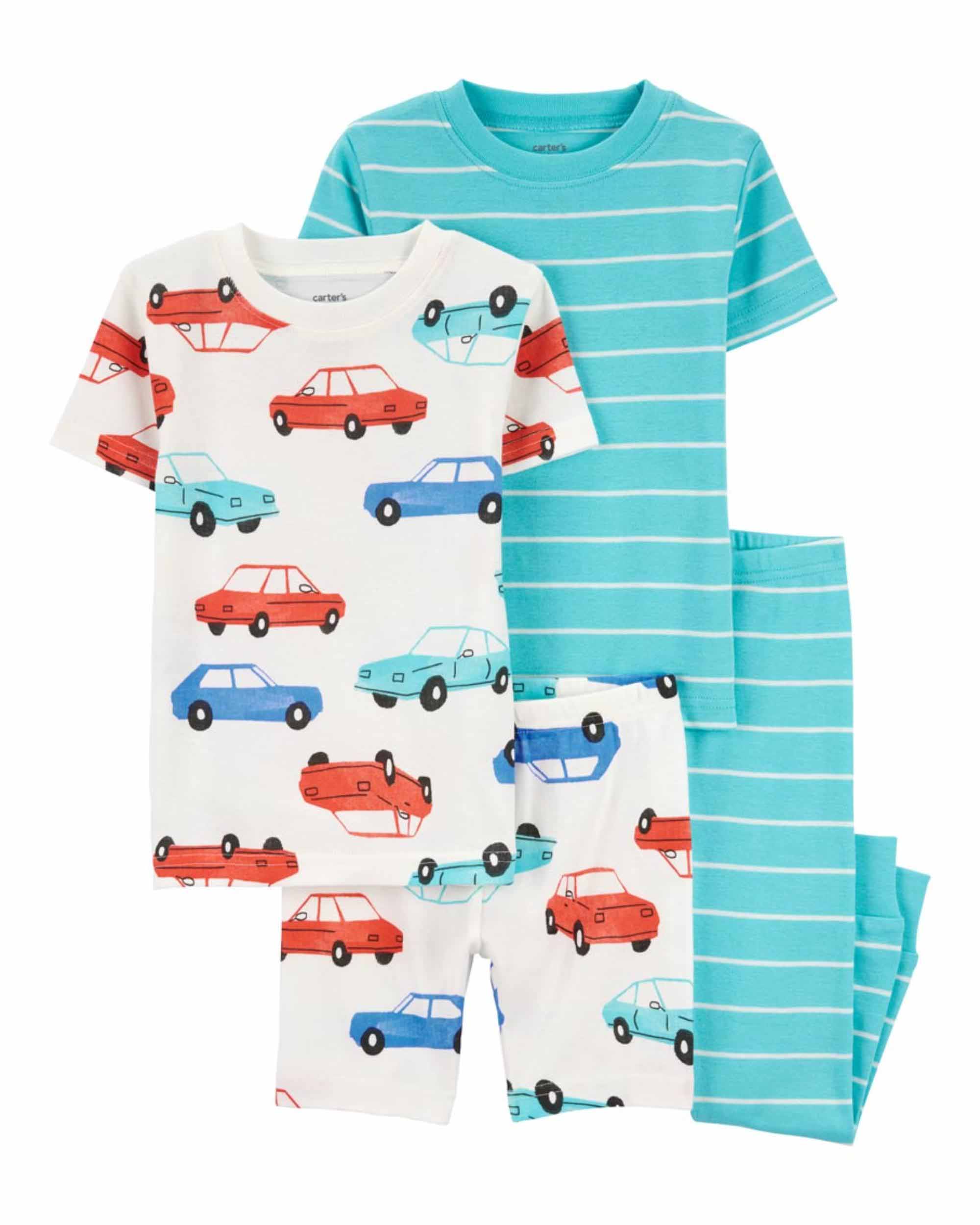 Carter's 4-Piece Striped Pyjamas Set - Multicolor
