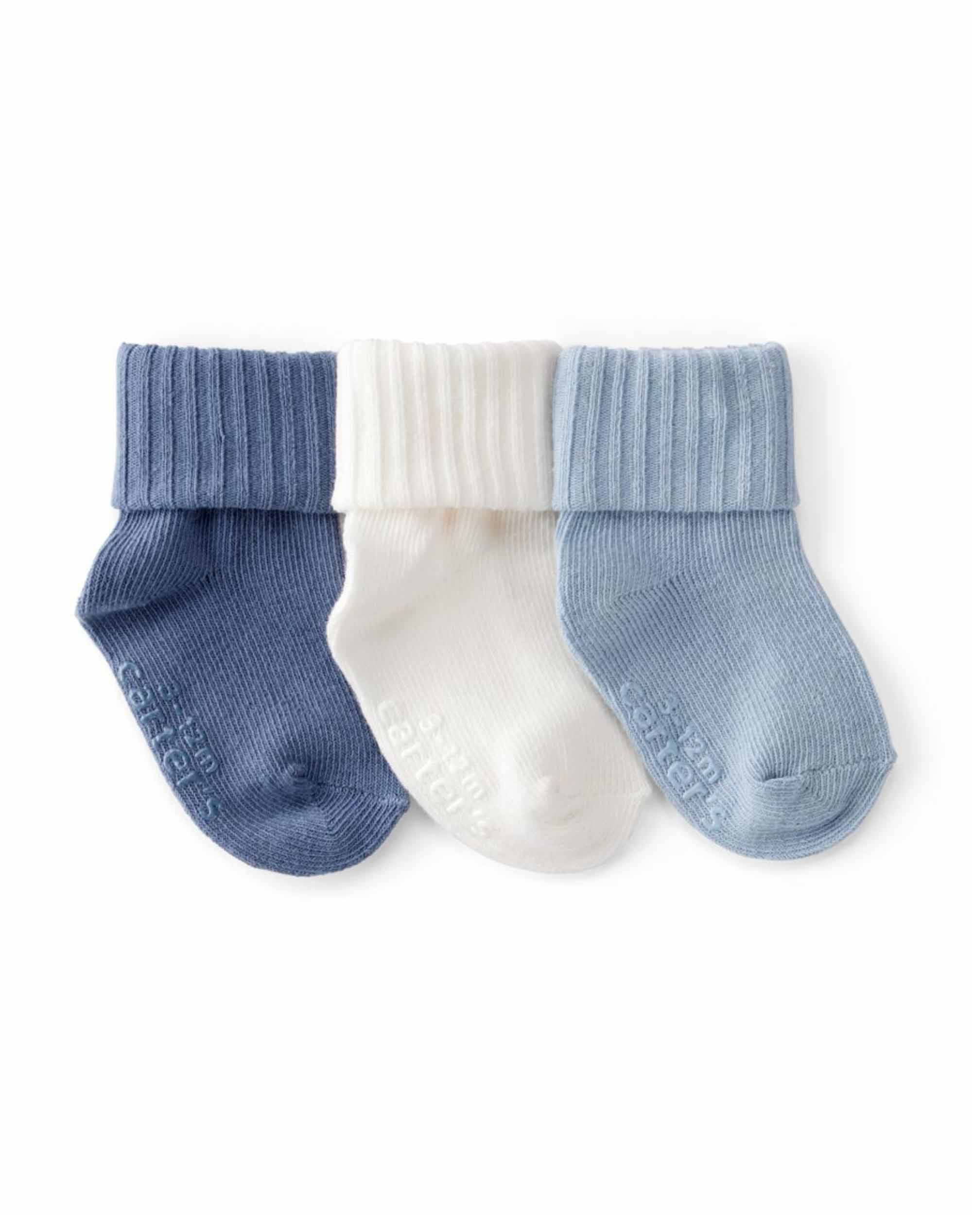 Carter's 3-Pack Booties - Multicolor