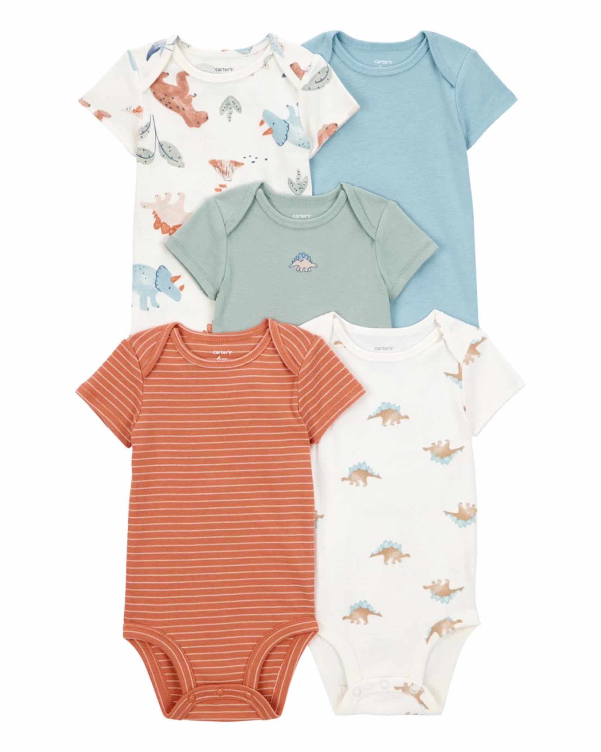 Carter's 5-Pack Space Print Bodysuits - Multicolor