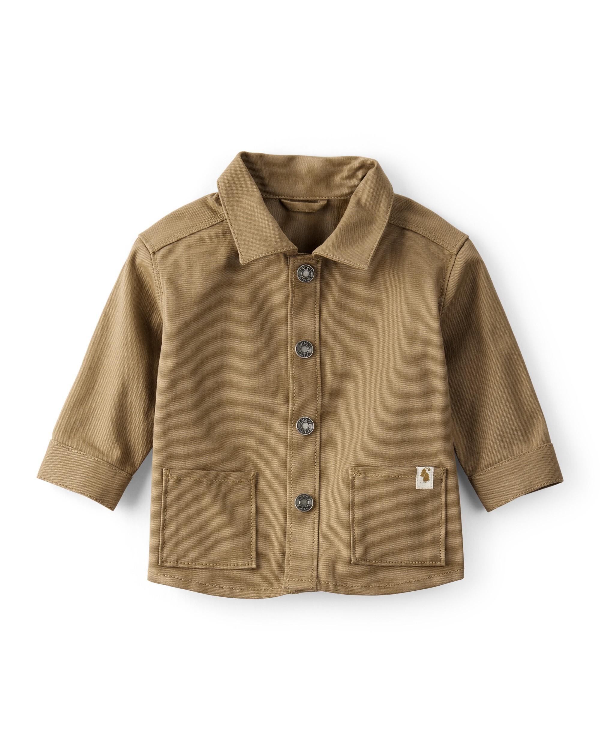 Carter's Canvas Long-Sleeve Fashion Jacket - Brown