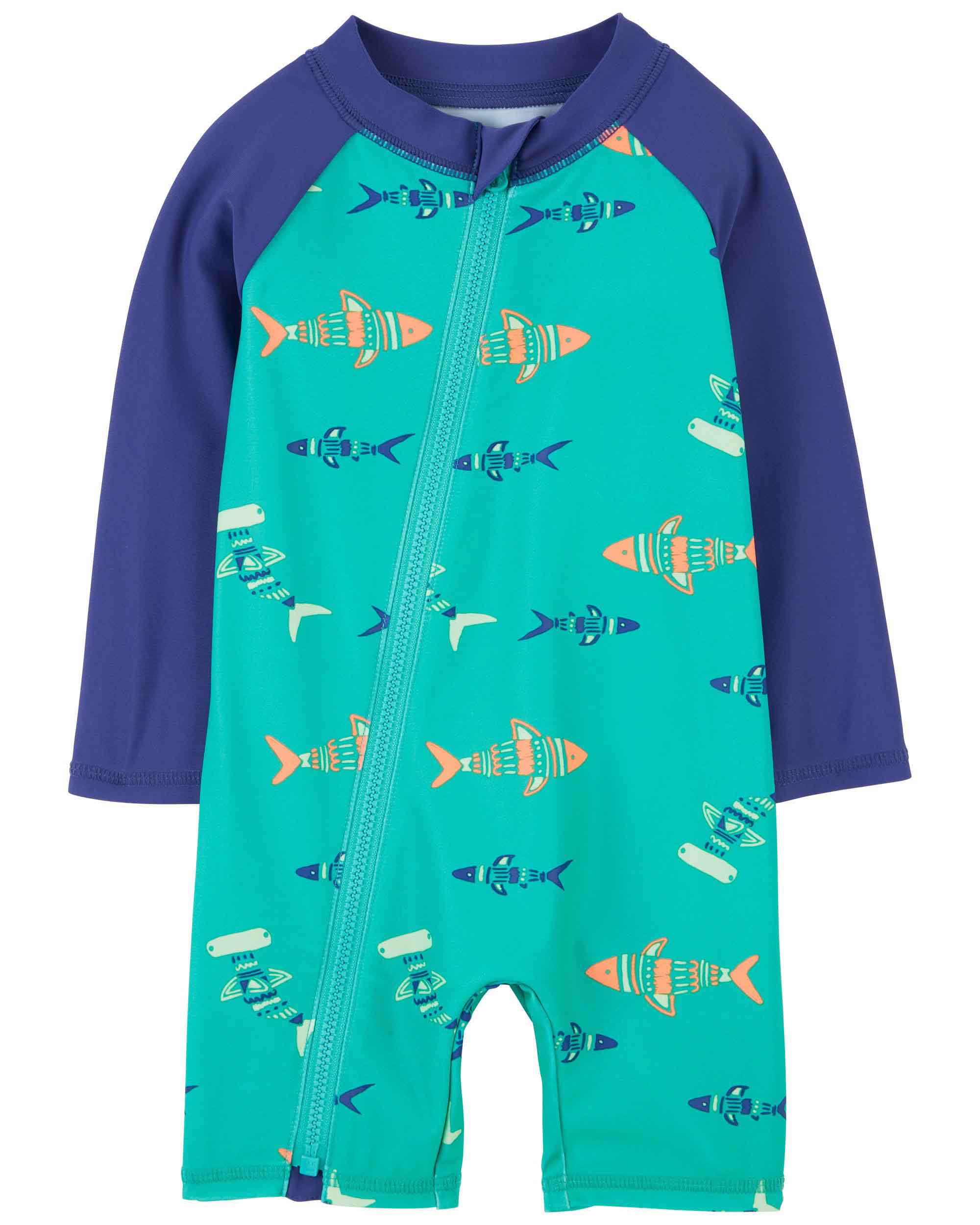 Carter's 1-Piece Fish Print Rashguard