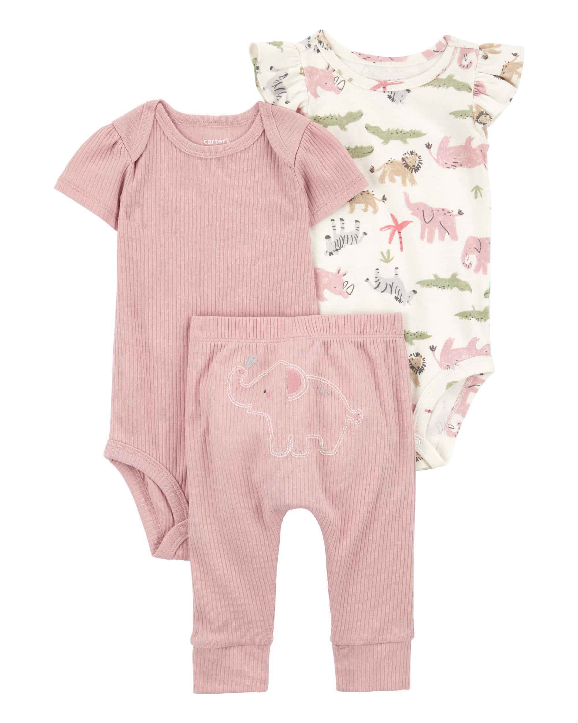 Carter's 3-Piece Animal Print Character Set