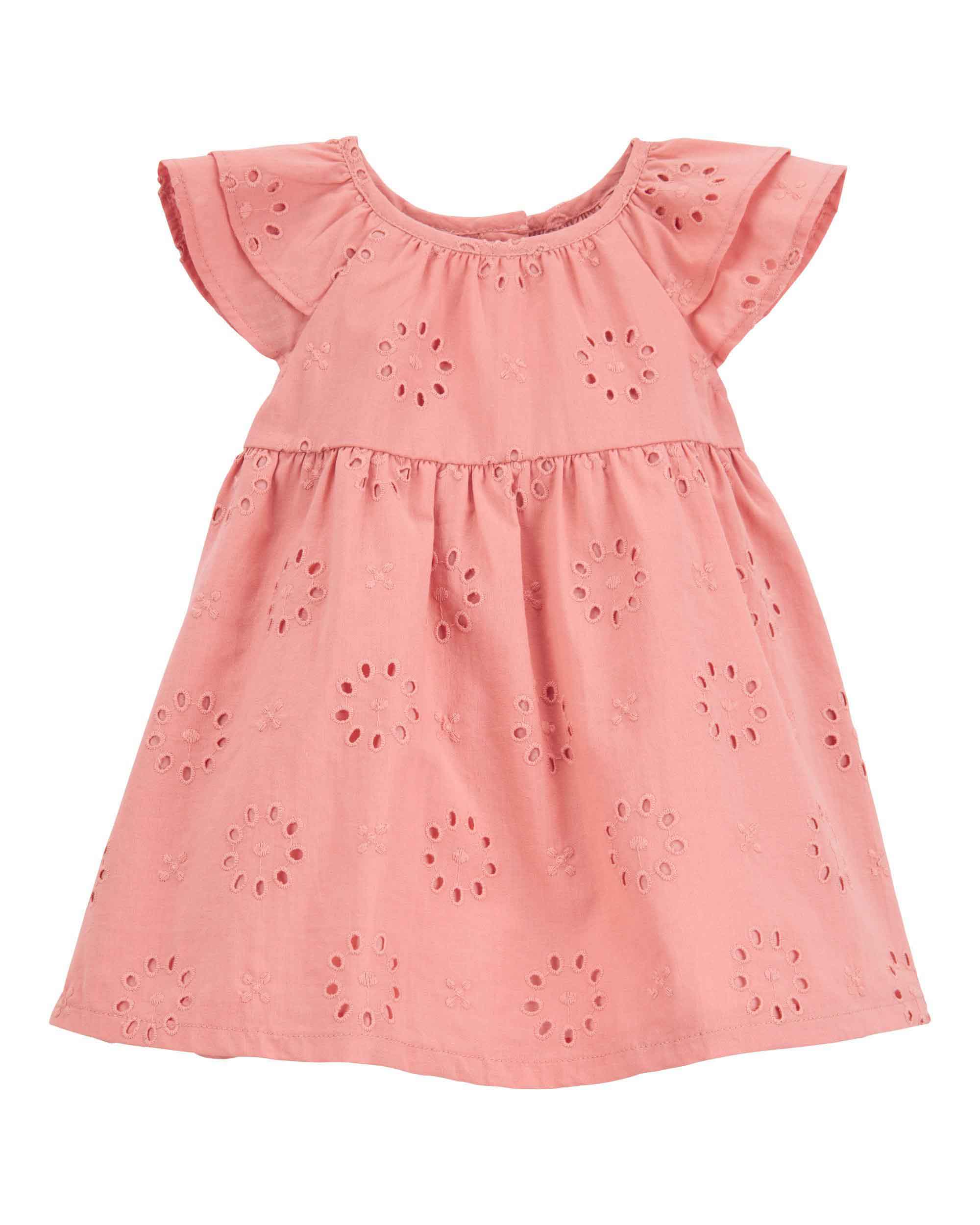 Carter's Eyelet-Designed Dress