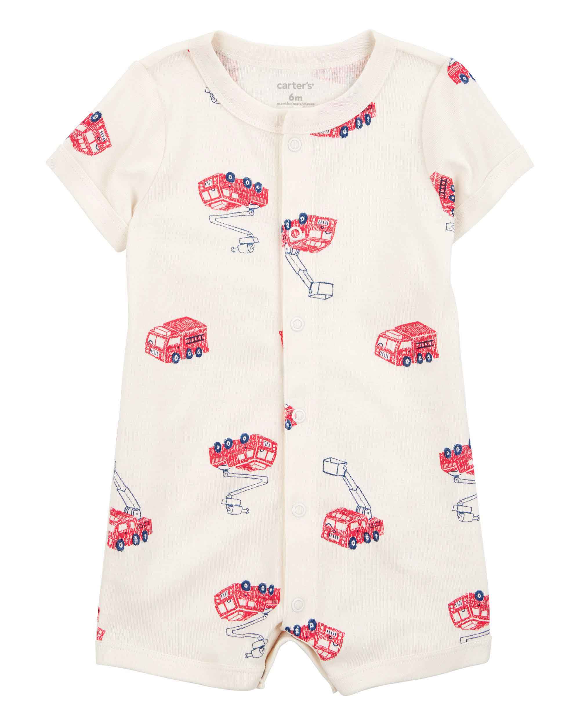 Carter's Firetruck Printed Romper