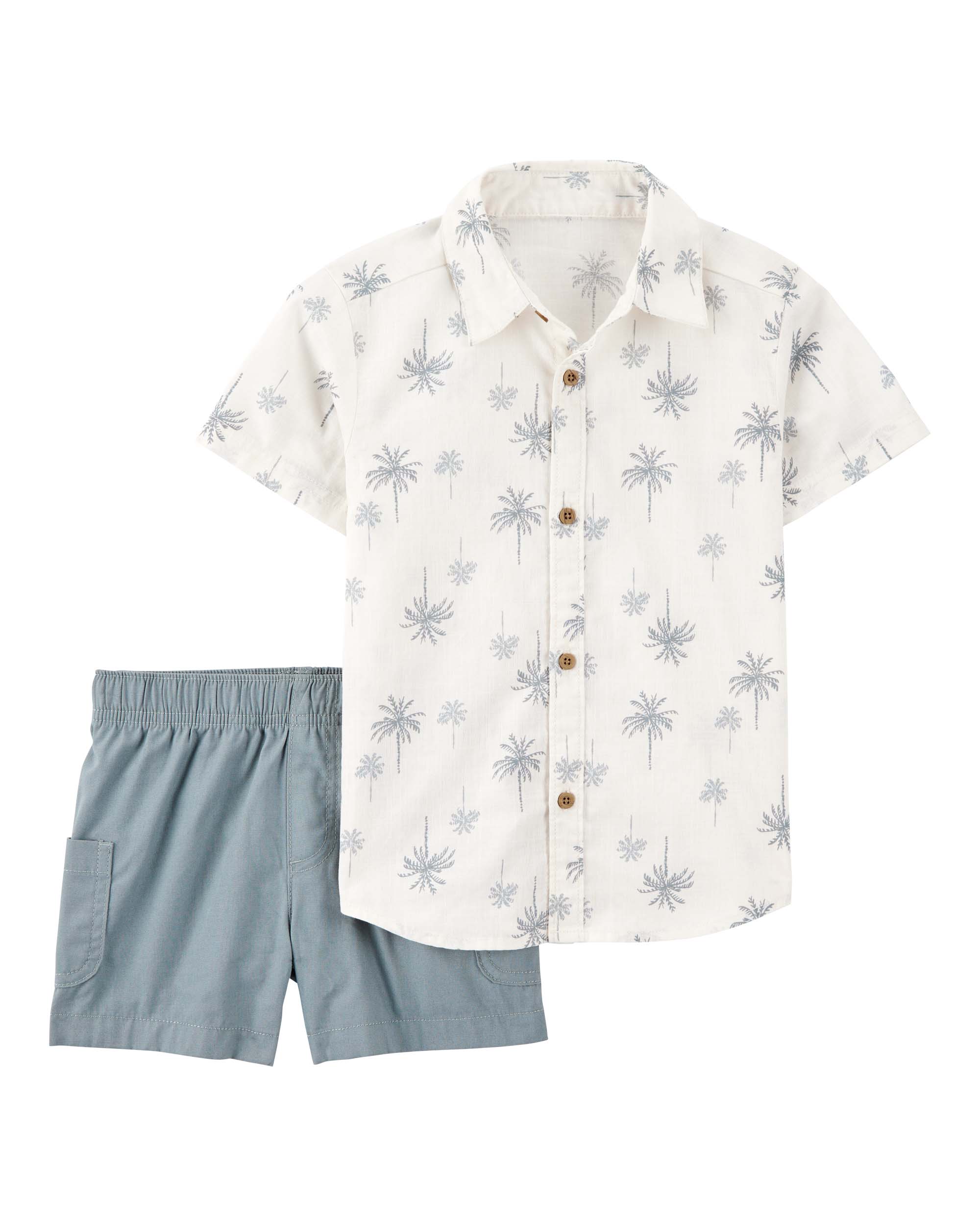 Carter's 2-Piece Palm Tree Print Short Set