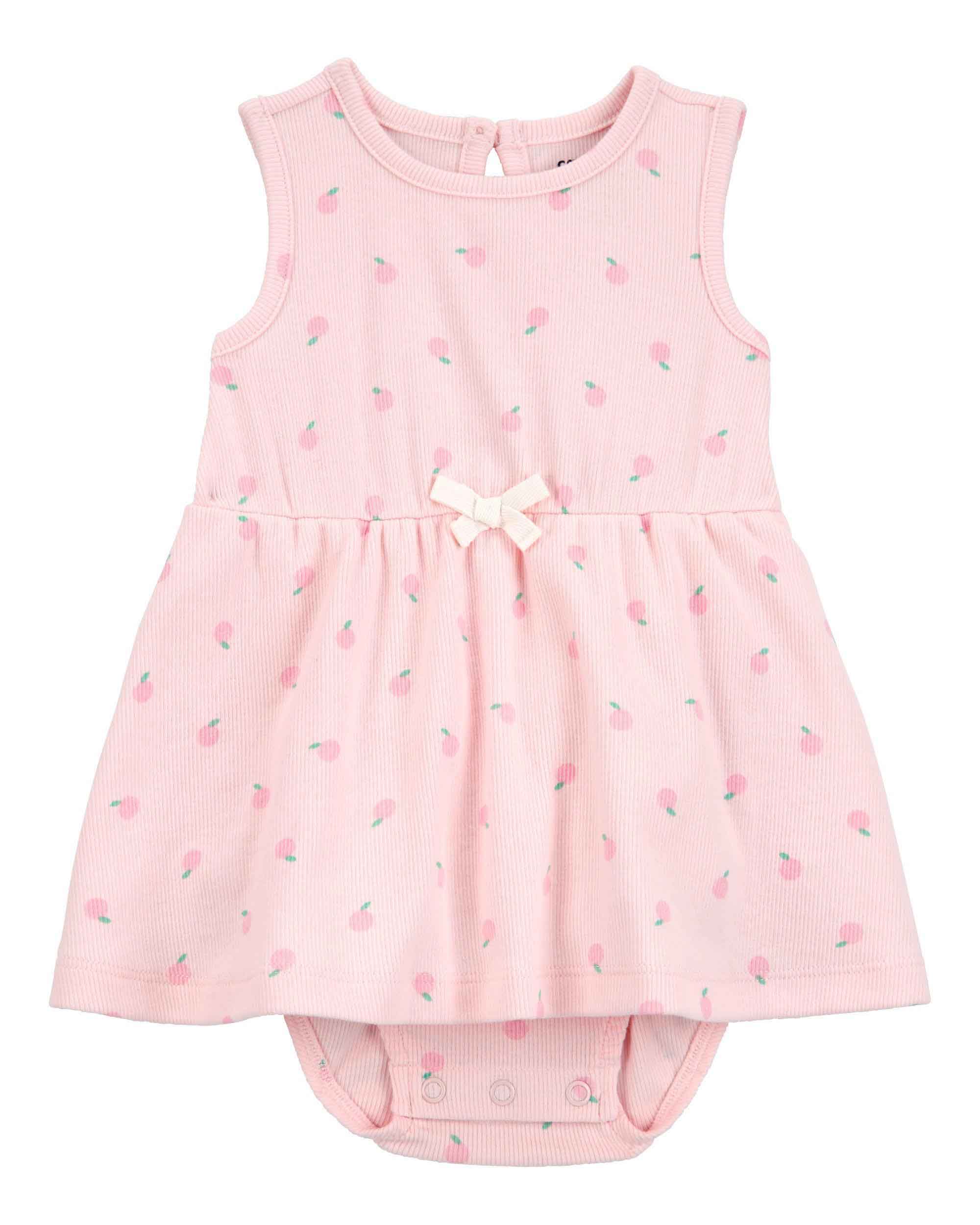Carter's 1-Piece Peach Print Sunsuit