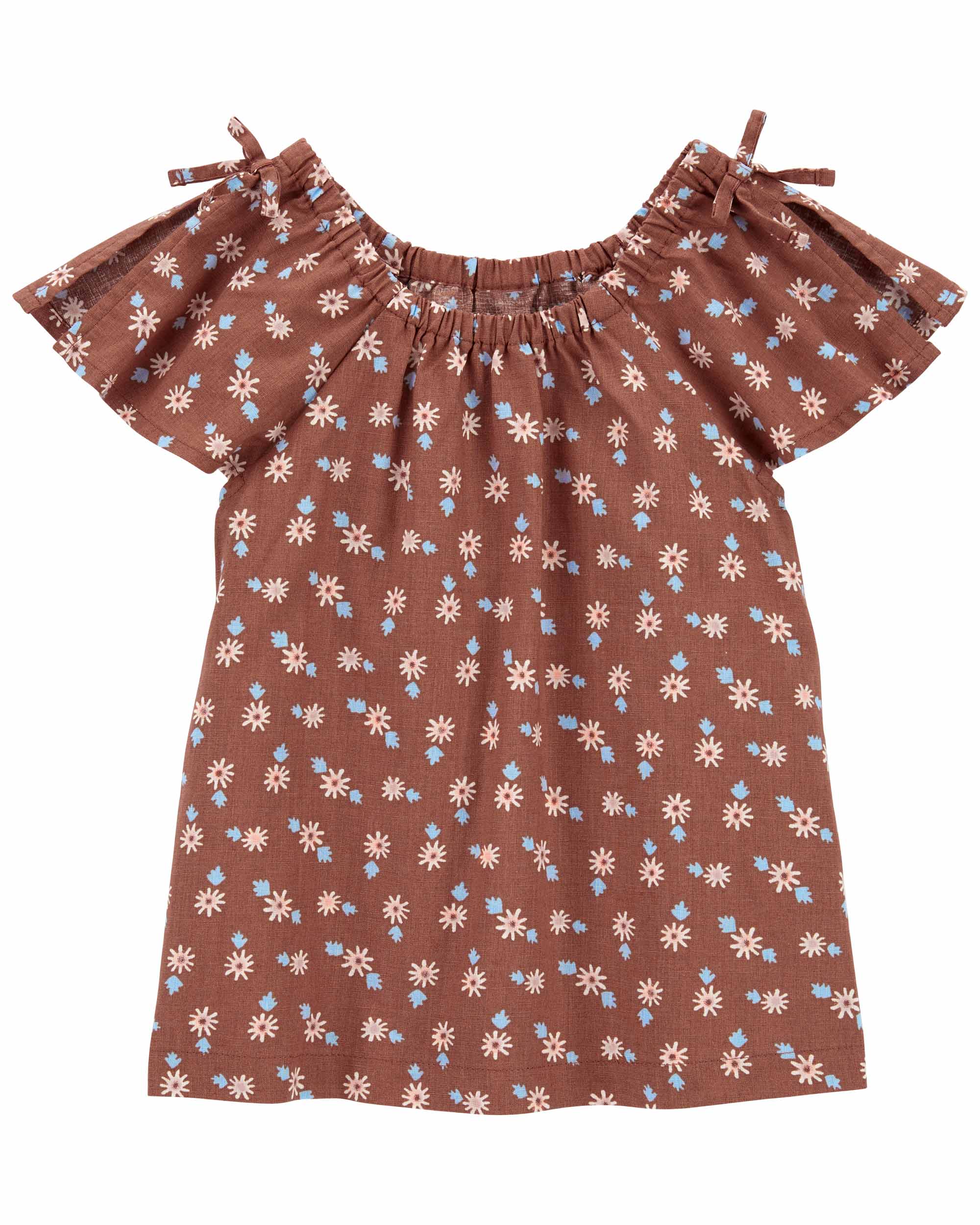 Carter's Floral Linen Top