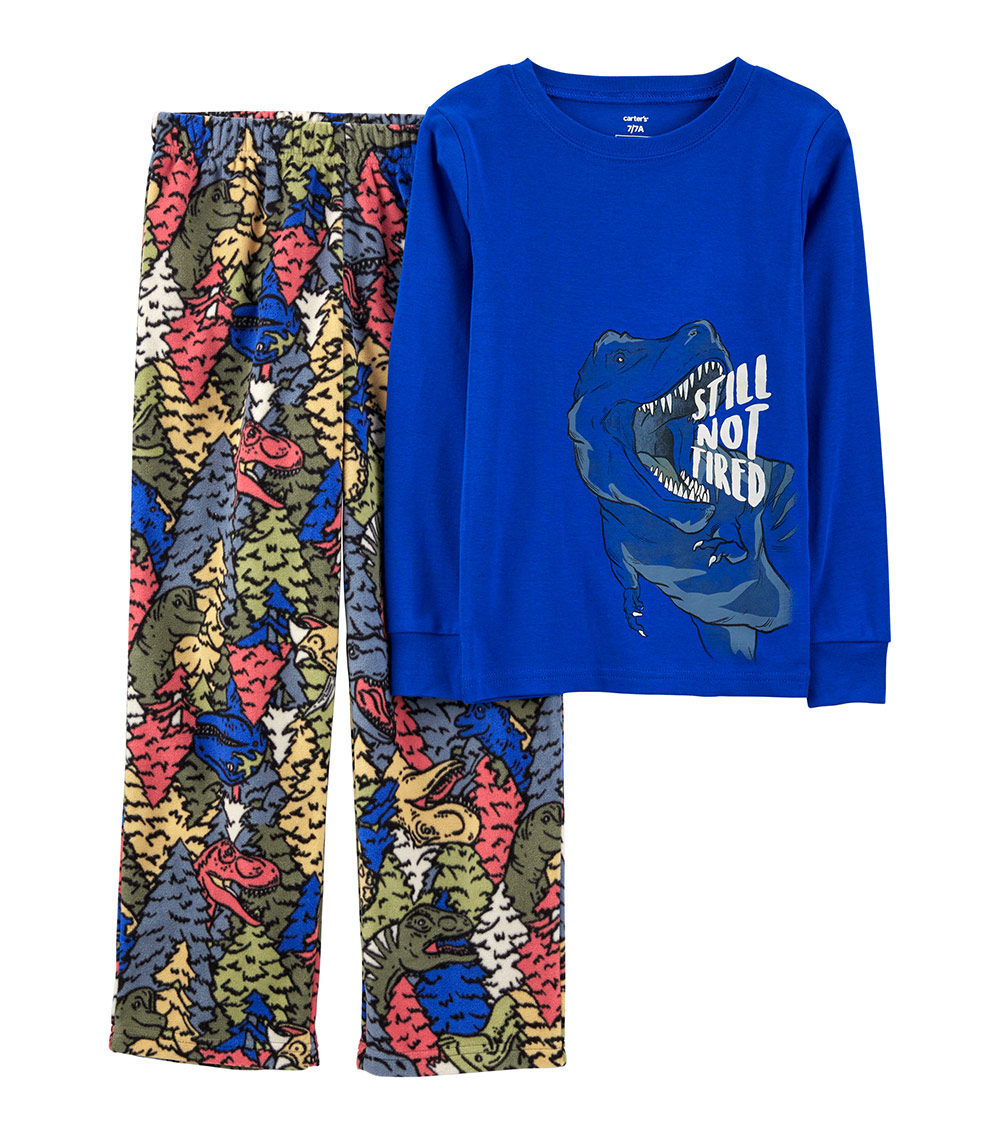 Carter's 2-Piece Dinosaur Cotton & Fleece Pajamas