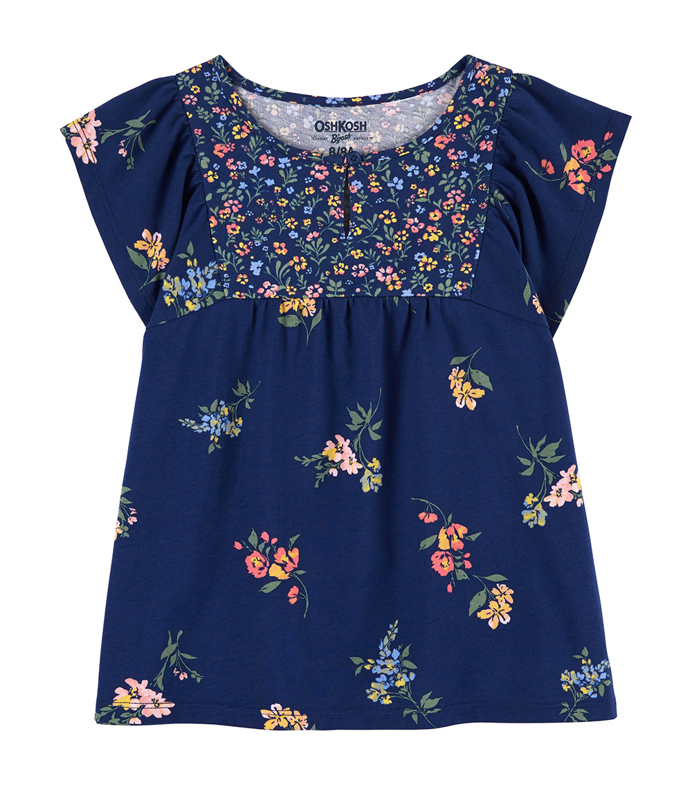 Carter's Floral Short-Sleeve Blouse