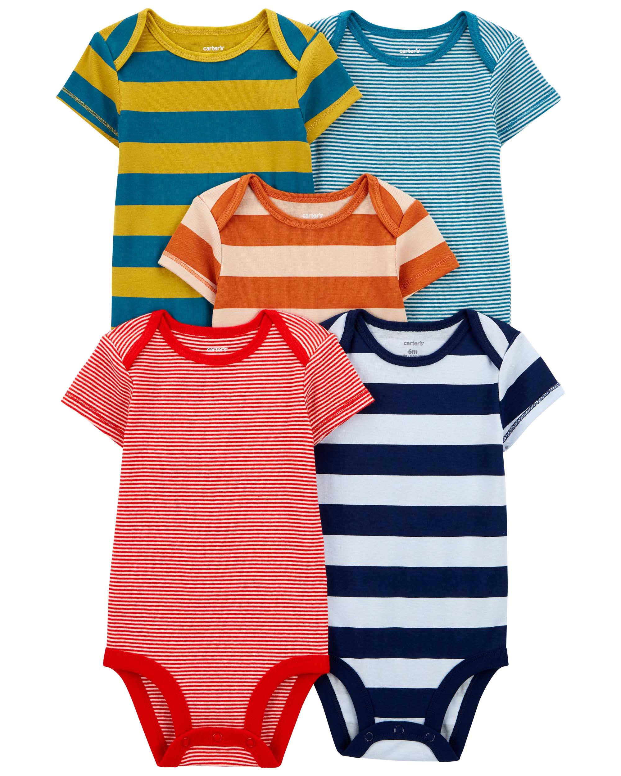 Carter's 5-Pack Short-Sleeve Bodysuits