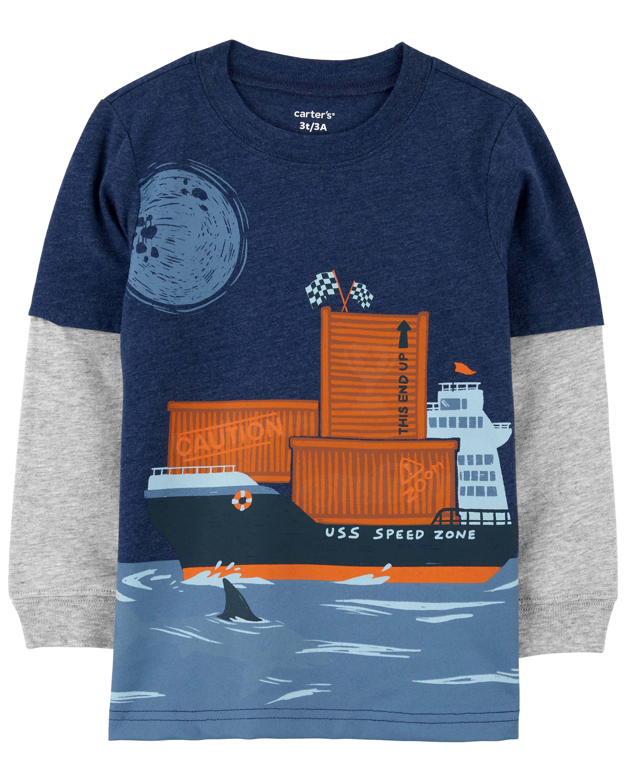 Carter's Ship Layered-Look Jersey Tee