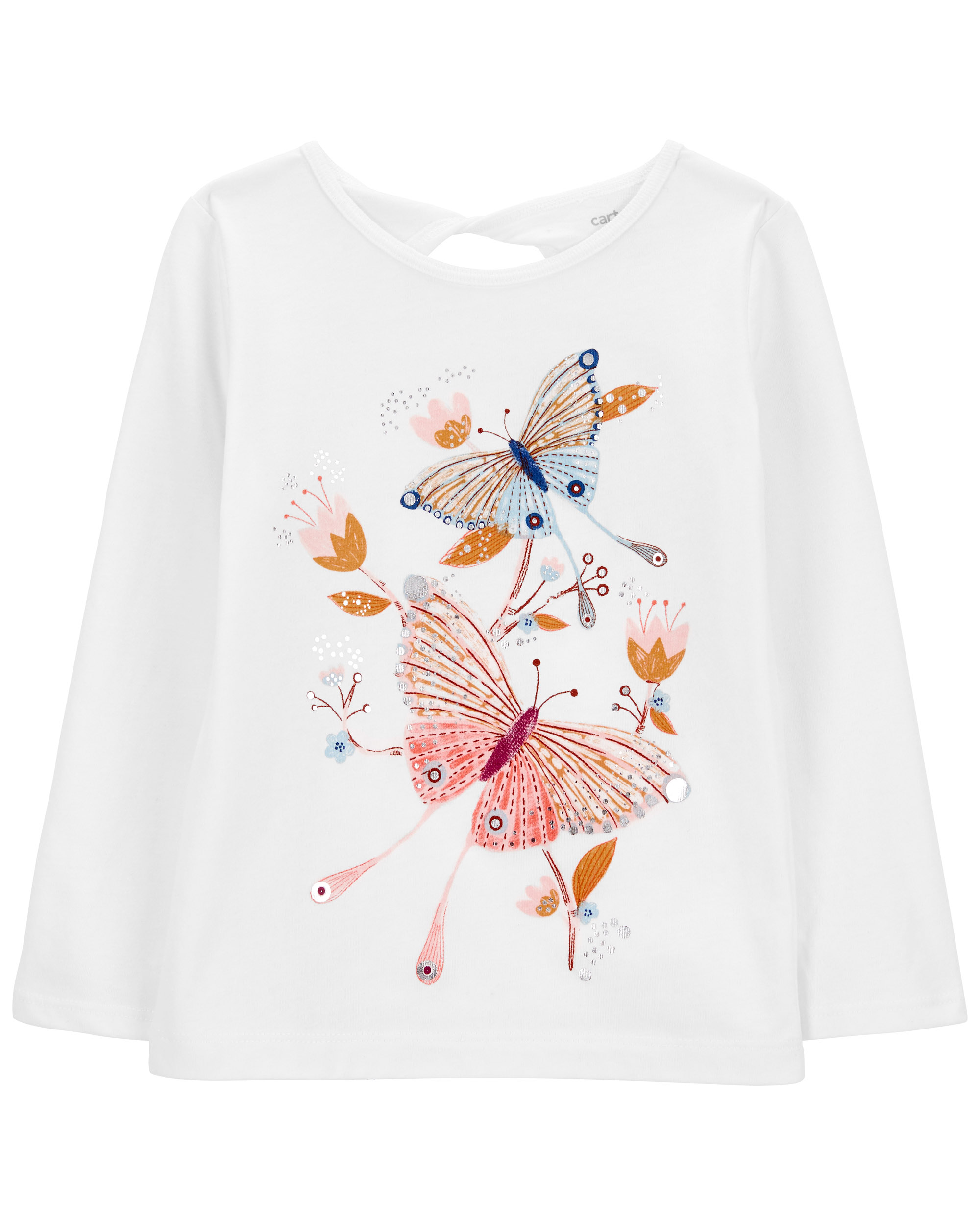 Carter's Butterfly Jersey Top