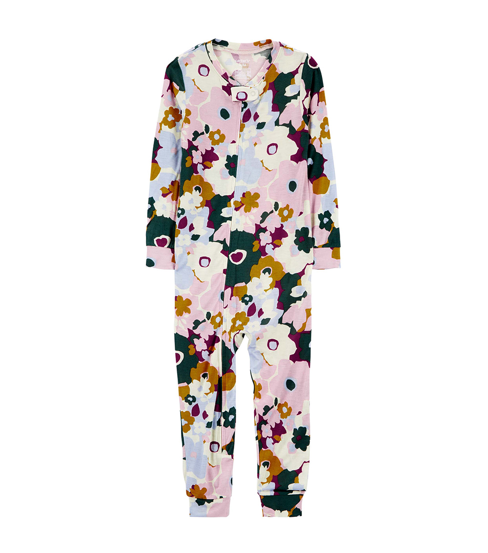 Carter's 1-piece Floral Footie Pyjama
