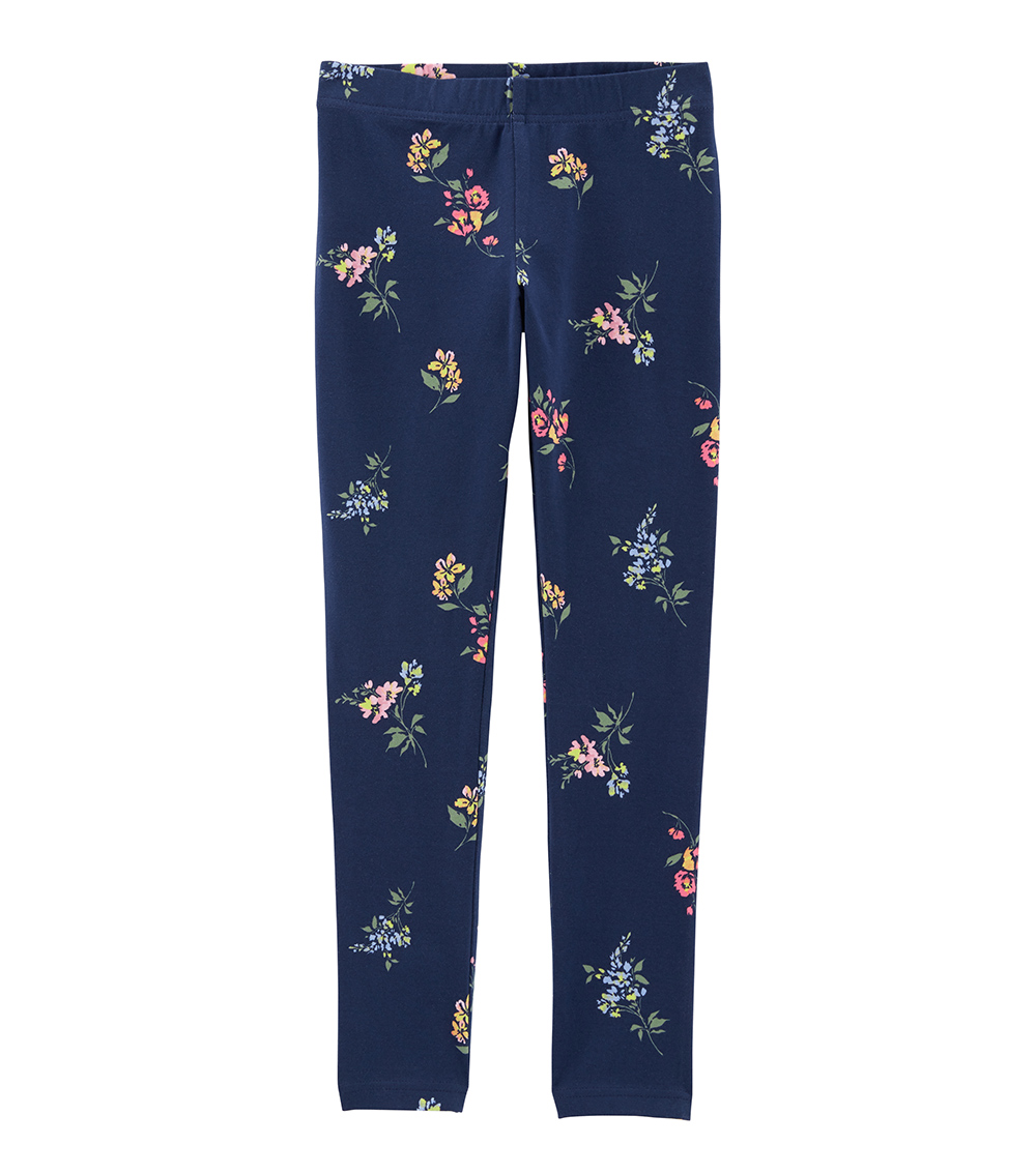 Carter's Floral Print Elastic Waist Leggings