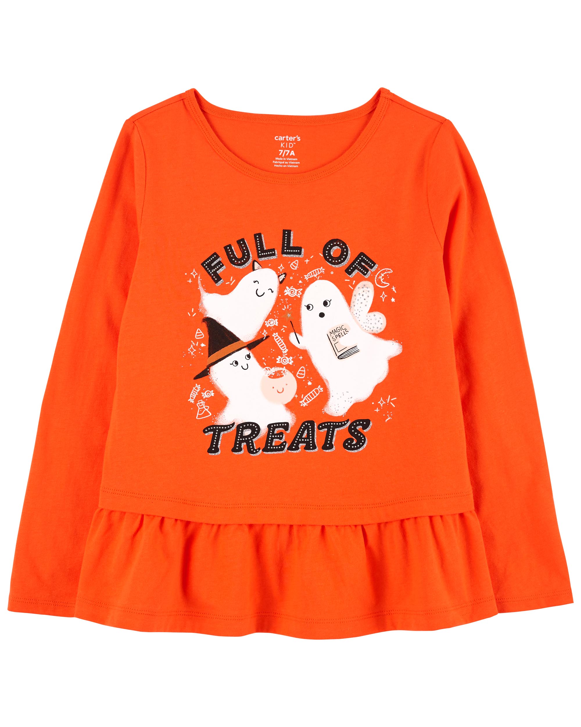 Carter's Full Of Treats Peplum Tee