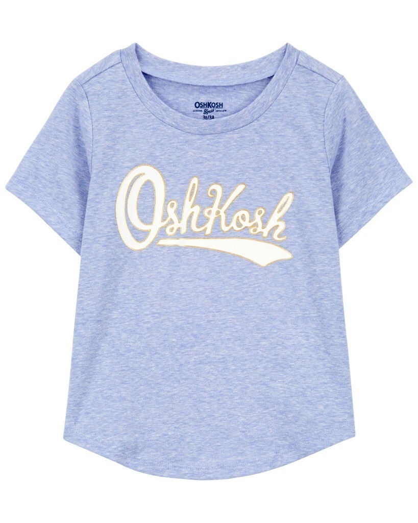 Carter's Toddler Girls Logo Tee, Blue