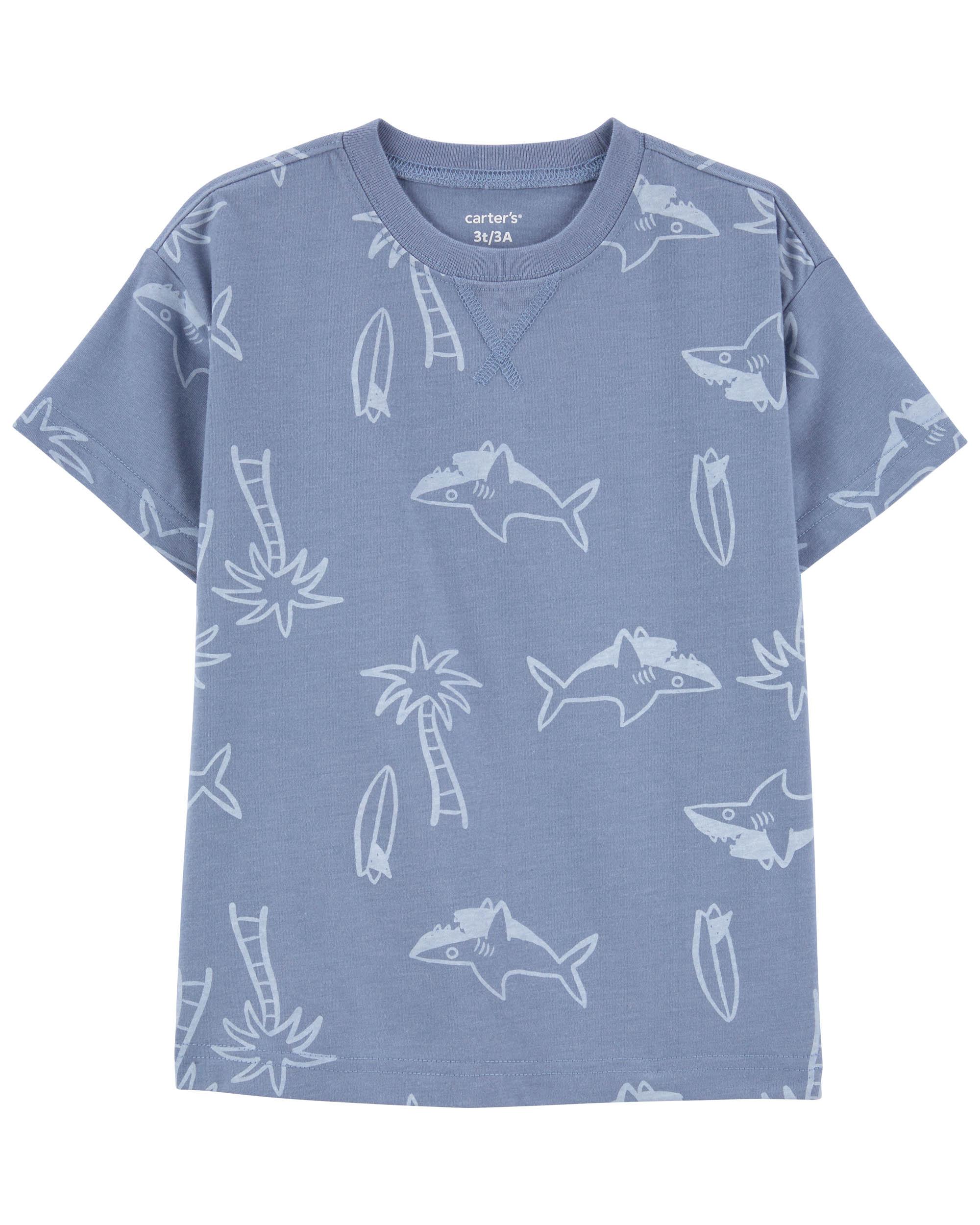 Carter's 1-Piece Shark Print Tee