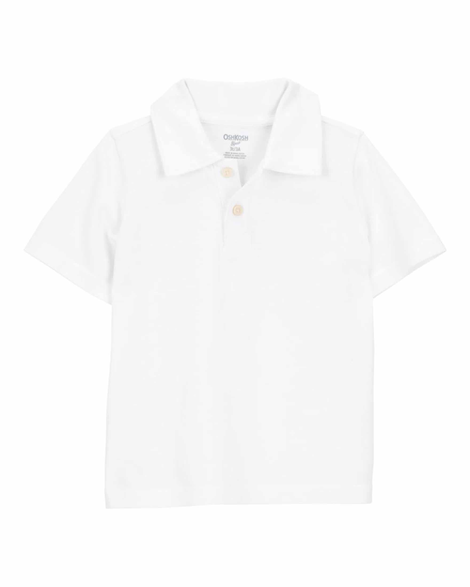 Carter's Uniform Polo T-Shirt - White