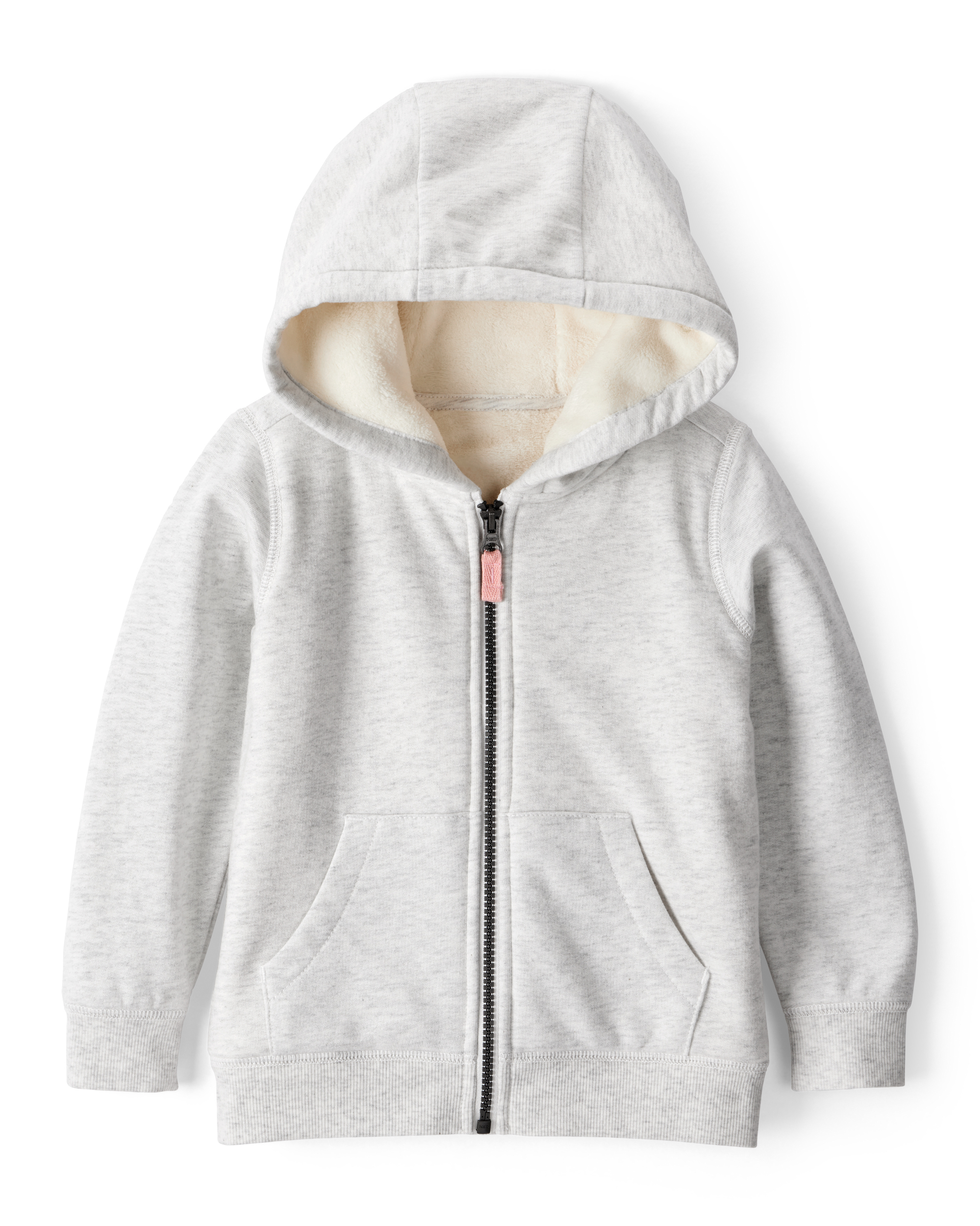 Carter's Toddler Girls Zip-Up Hoodie, Grey