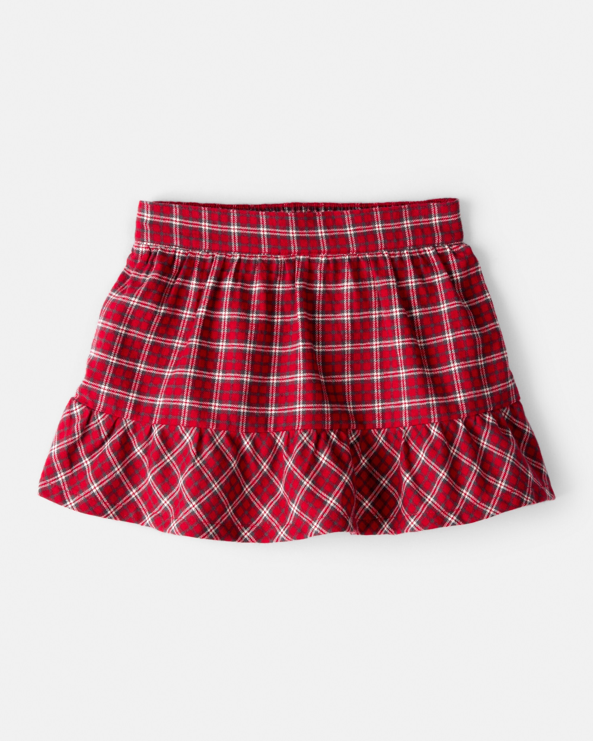 Carter's Toddler Girl Plaid Cotton Skirt, Red