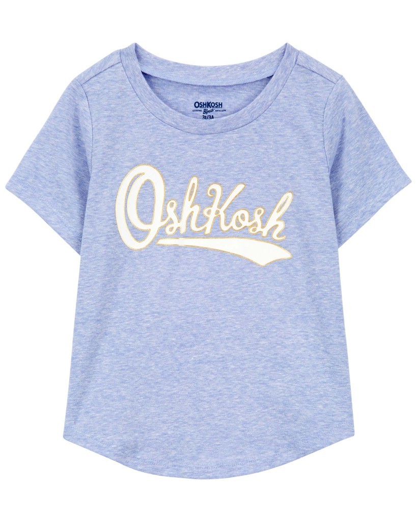 Carter's Kid Girls Logo Tee, Blue