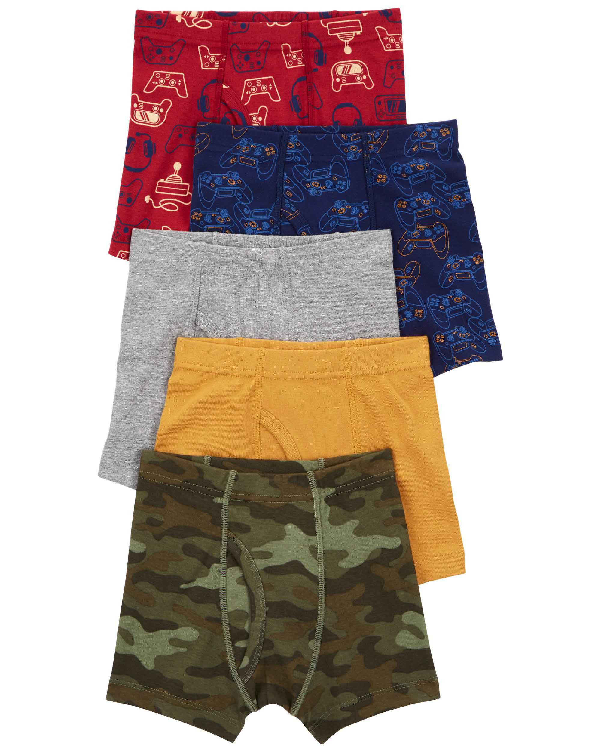Carter's 5-Pack Camouflage Boxer Briefs