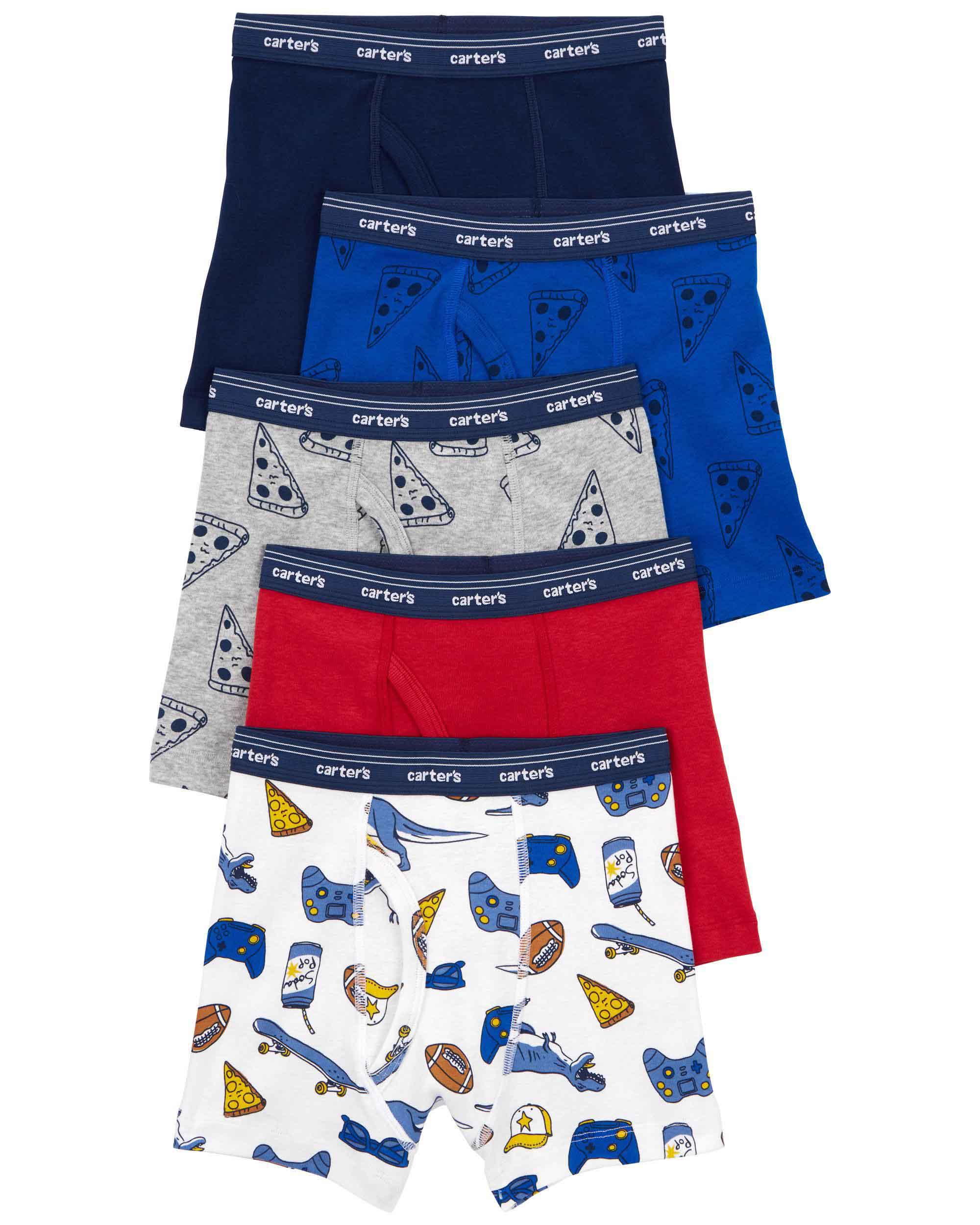 Carter's 5-Pack Printed Boxer Briefs