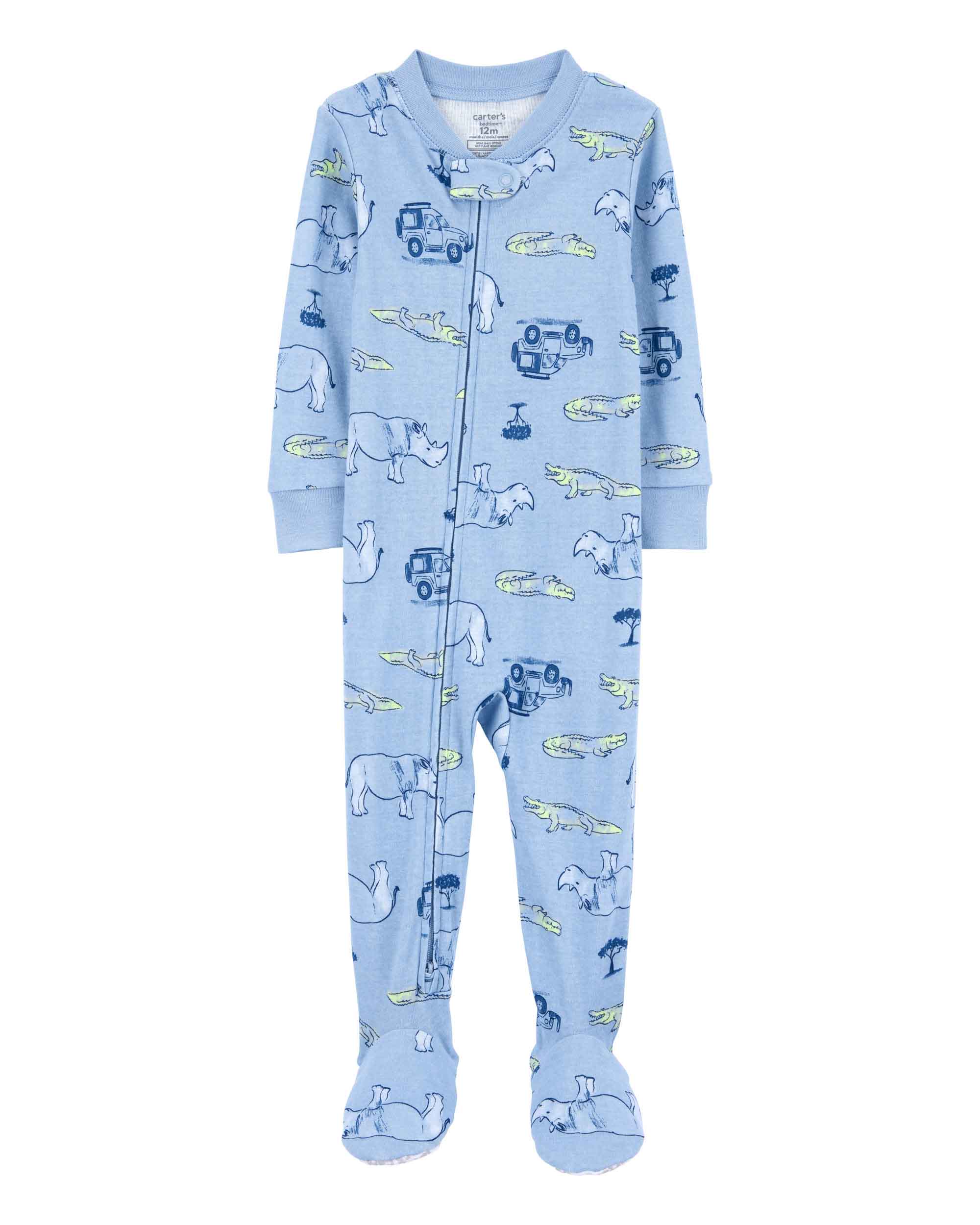Carter's Safari Print Footie Pyjamas