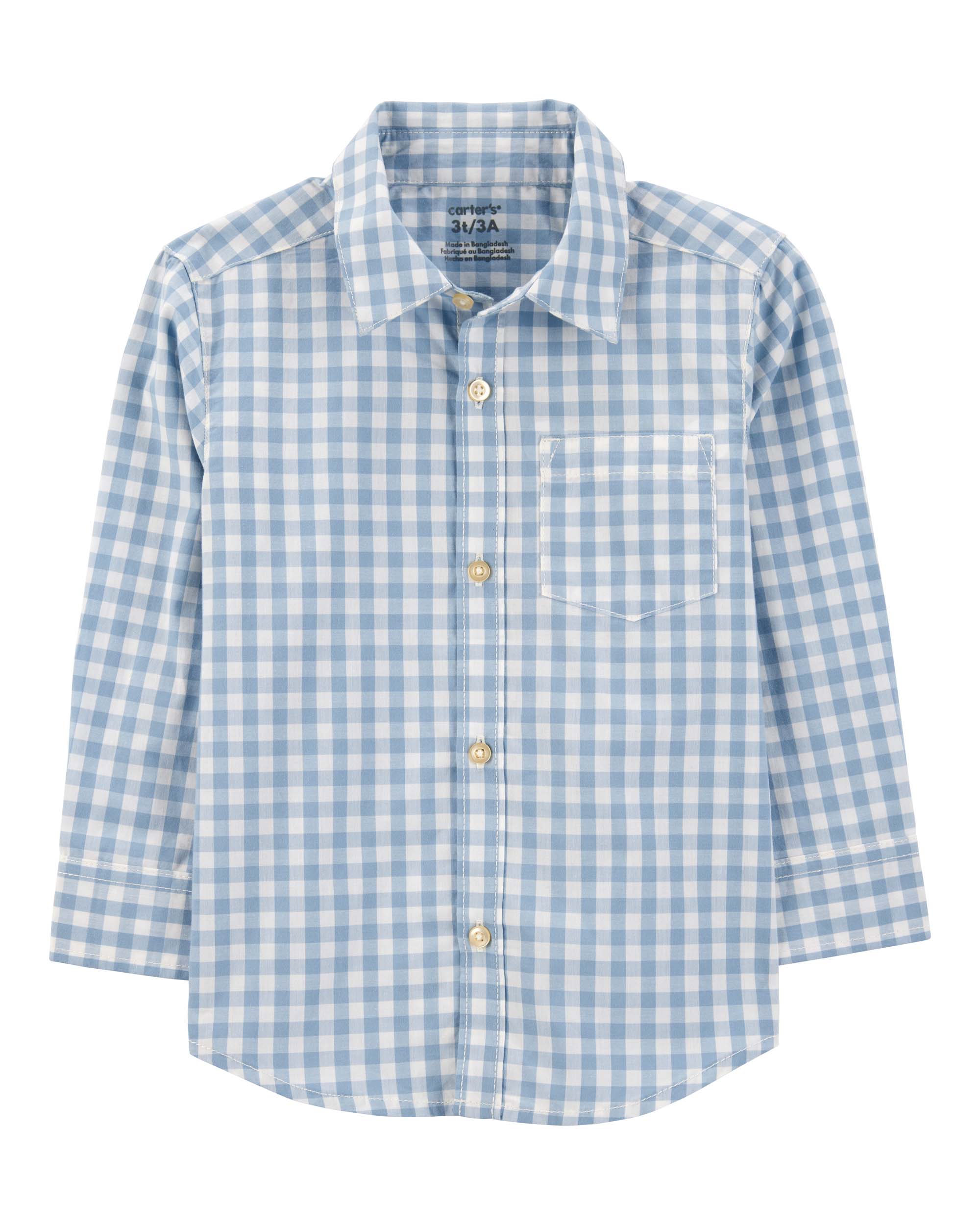 Carter's Chequered Button-Down Shirt