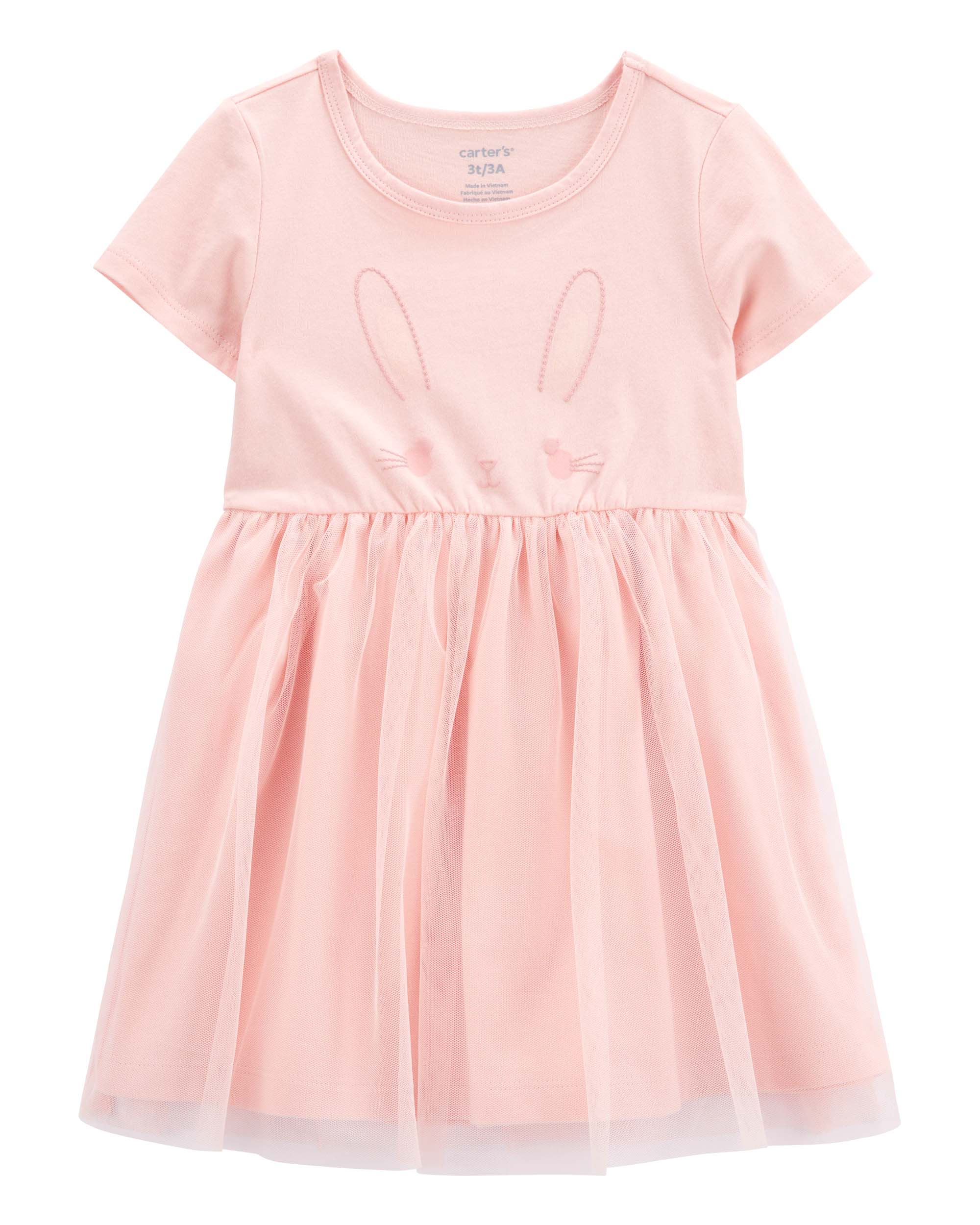 Carter's 1-Piece Bunny Printed Tutu Dress