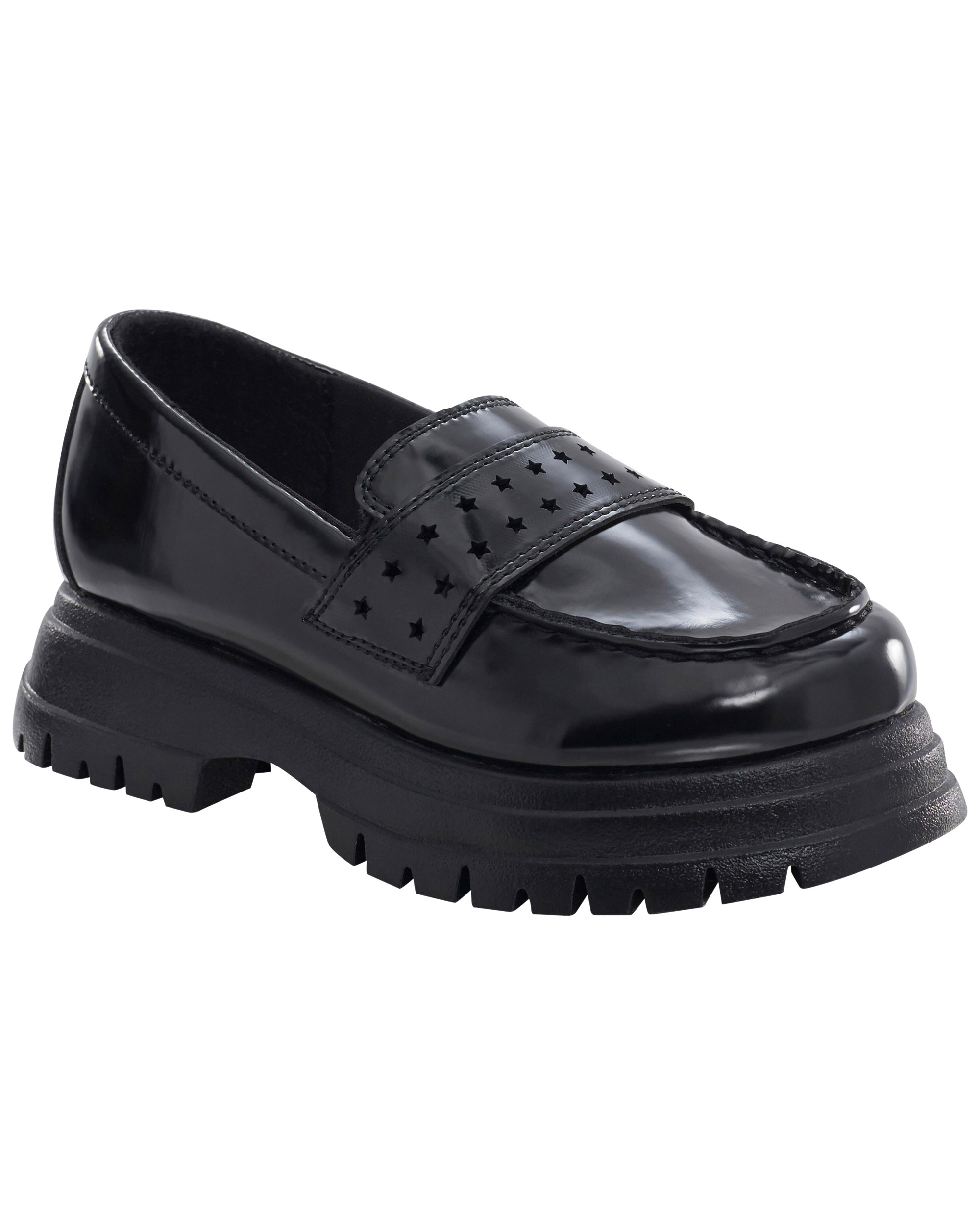 OshKosh B'gosh Casual Block Heel Loafers - Black