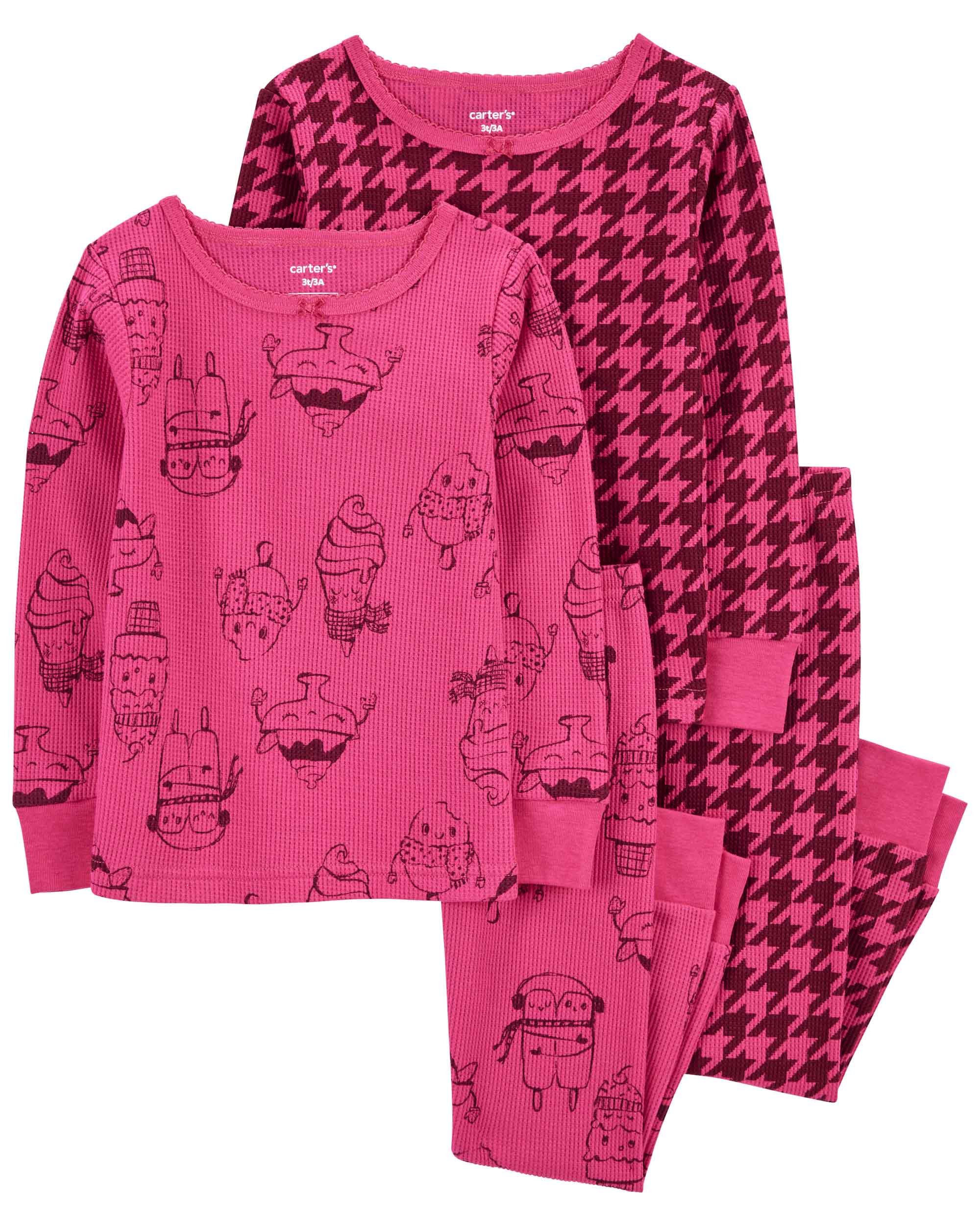 Carter's 4-Piece Ice Cream Cotton Blend Pajamas