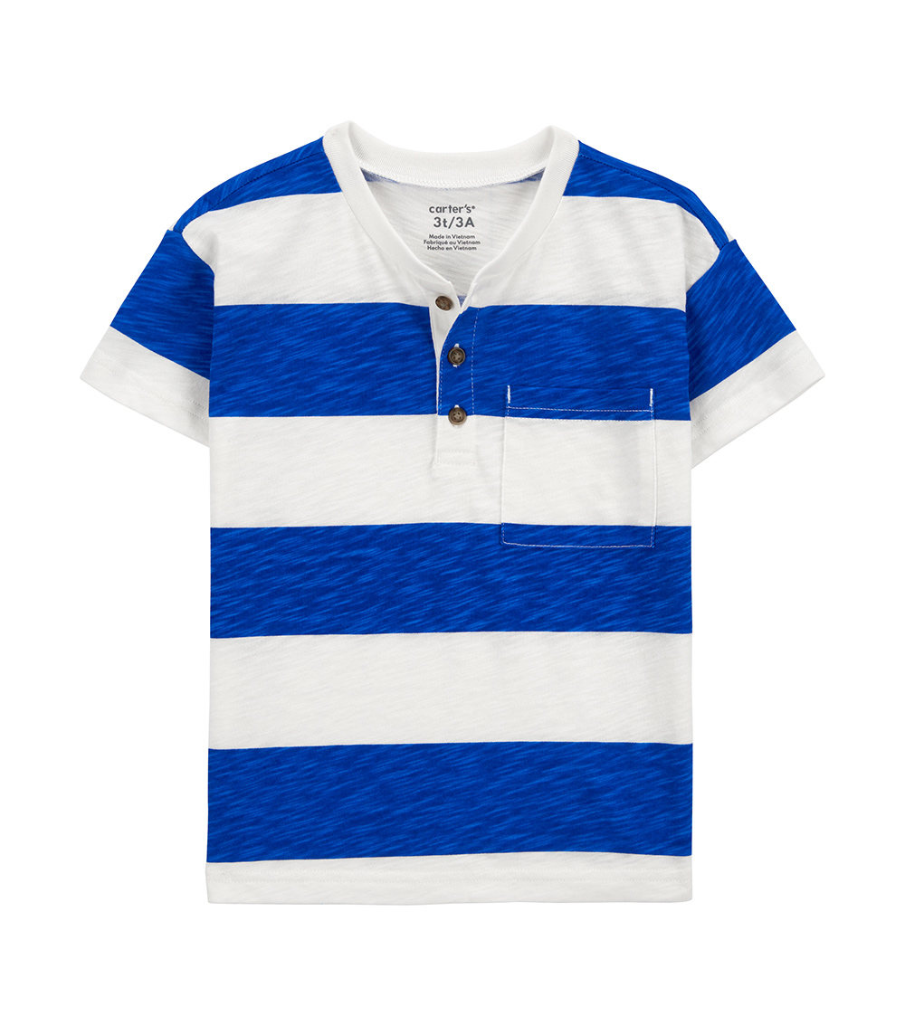 Carter's Striped Henley Tee
