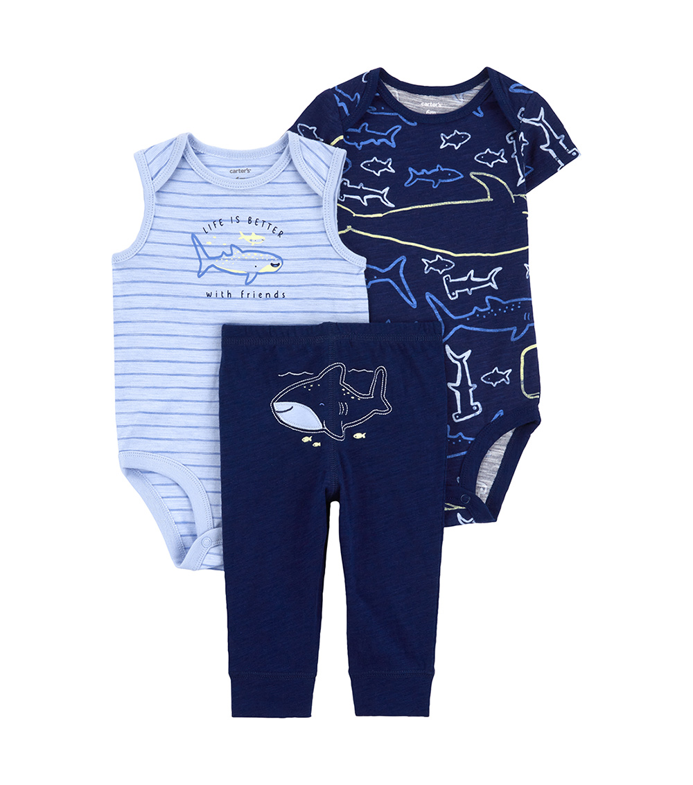 Carter's 3-Piece Whale Little Character Set