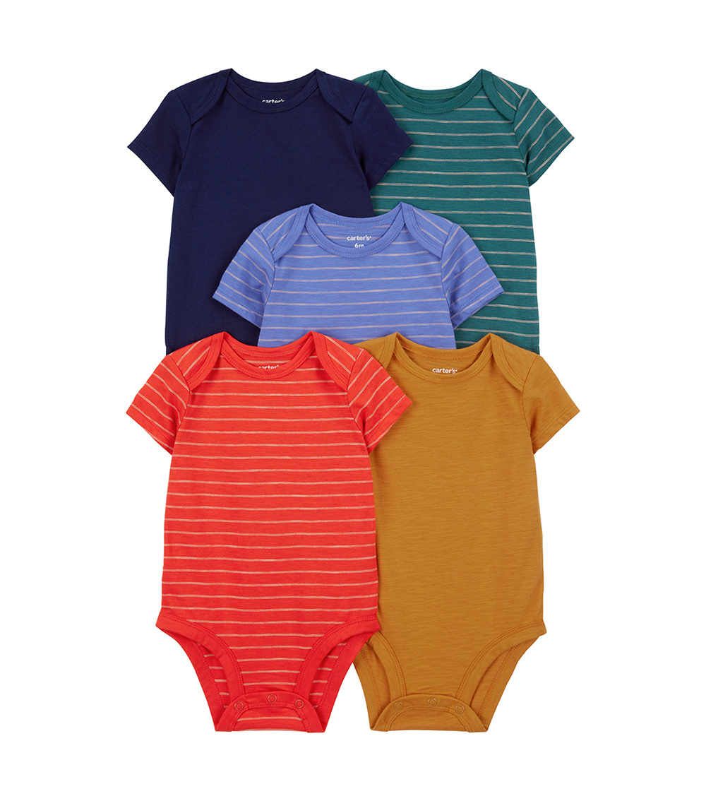 Carter's 5-Piece Striped Bodysuit Pack